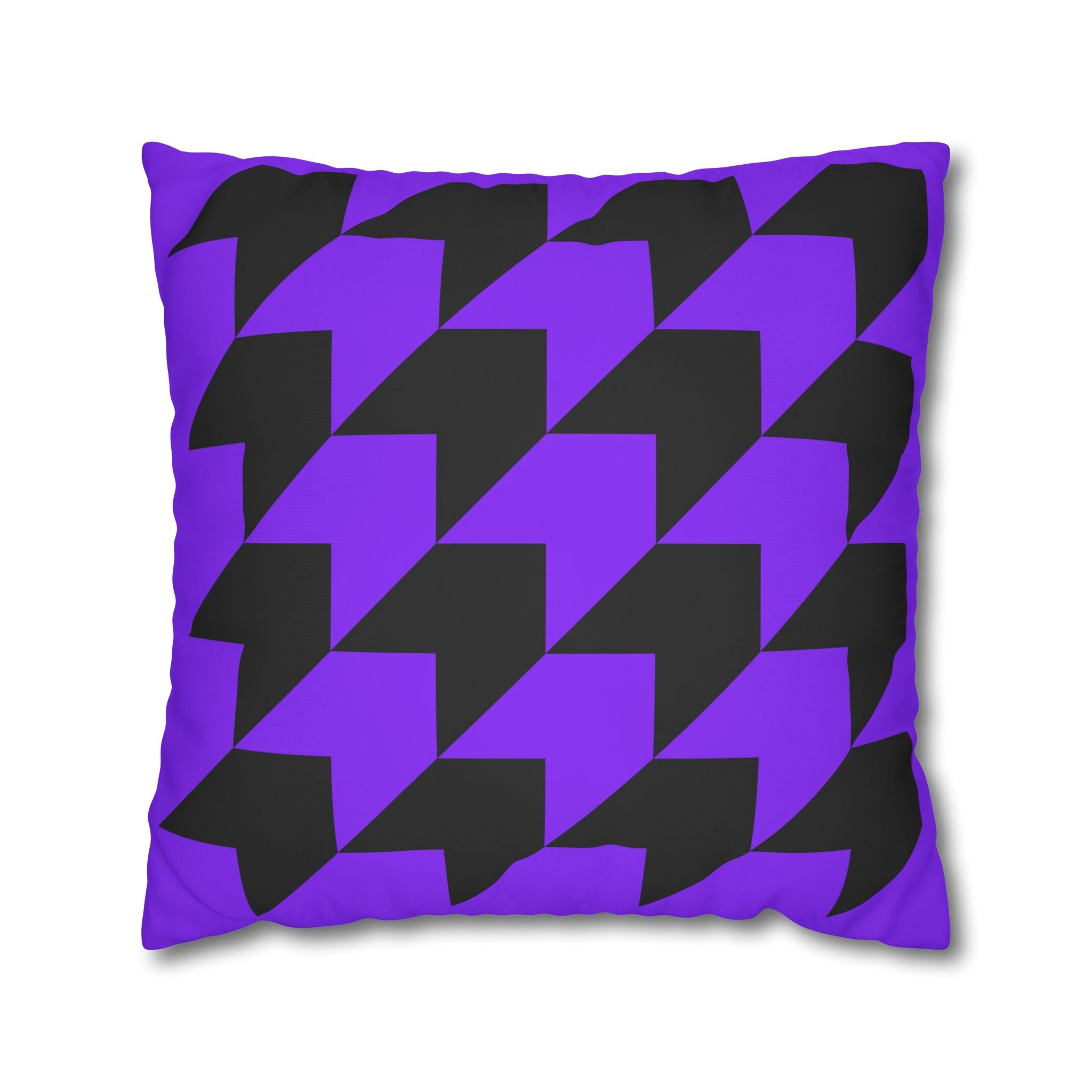 Geometric Purple Arrow Pillowcase