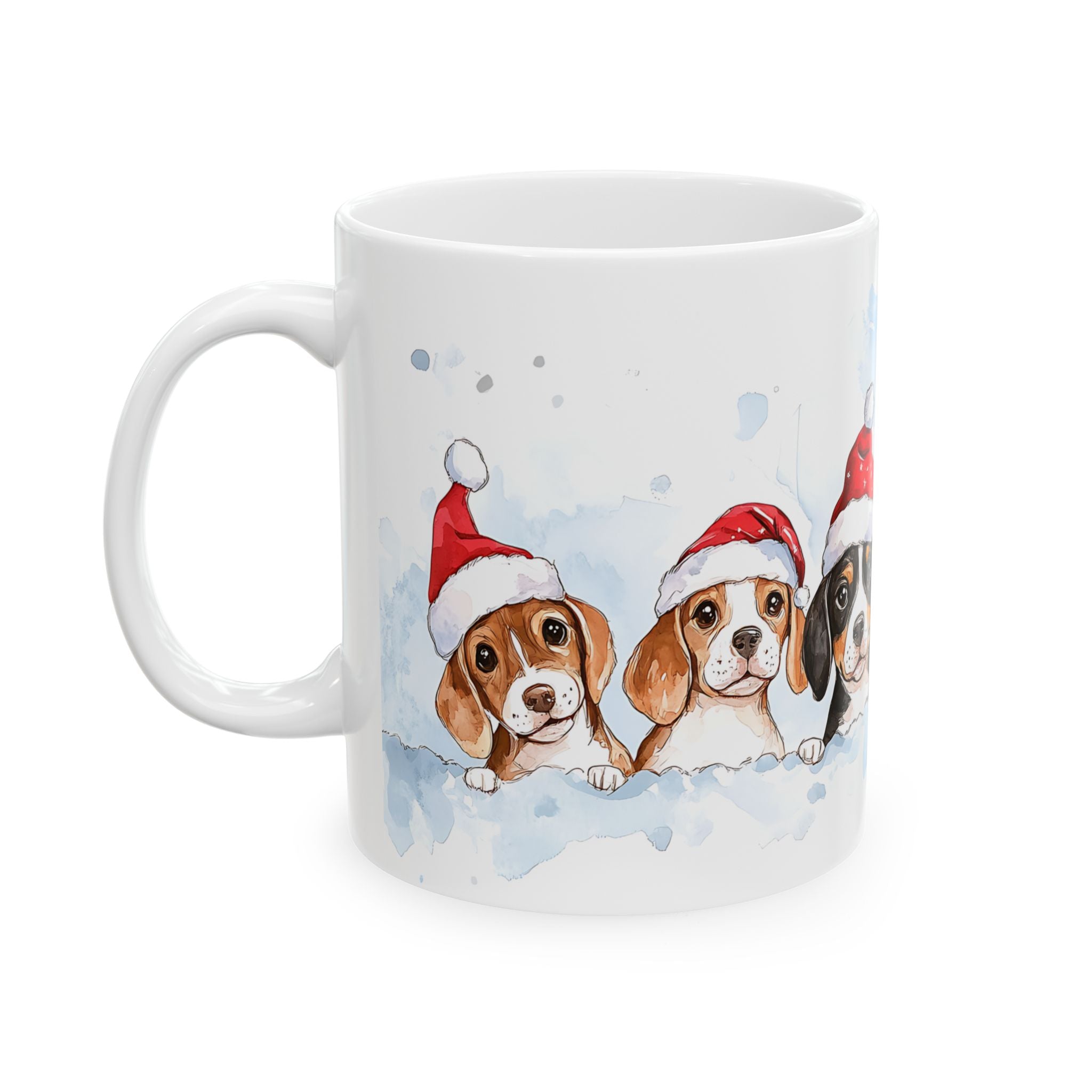 Beagle Puppy Christmas Mug