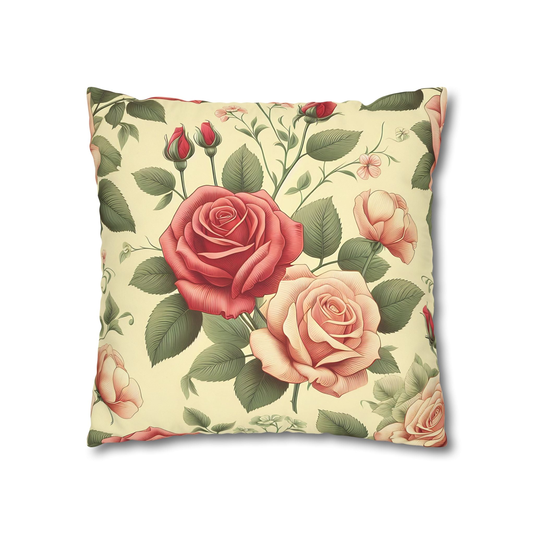 Vintage Rose Pillowcase - Floral Charm