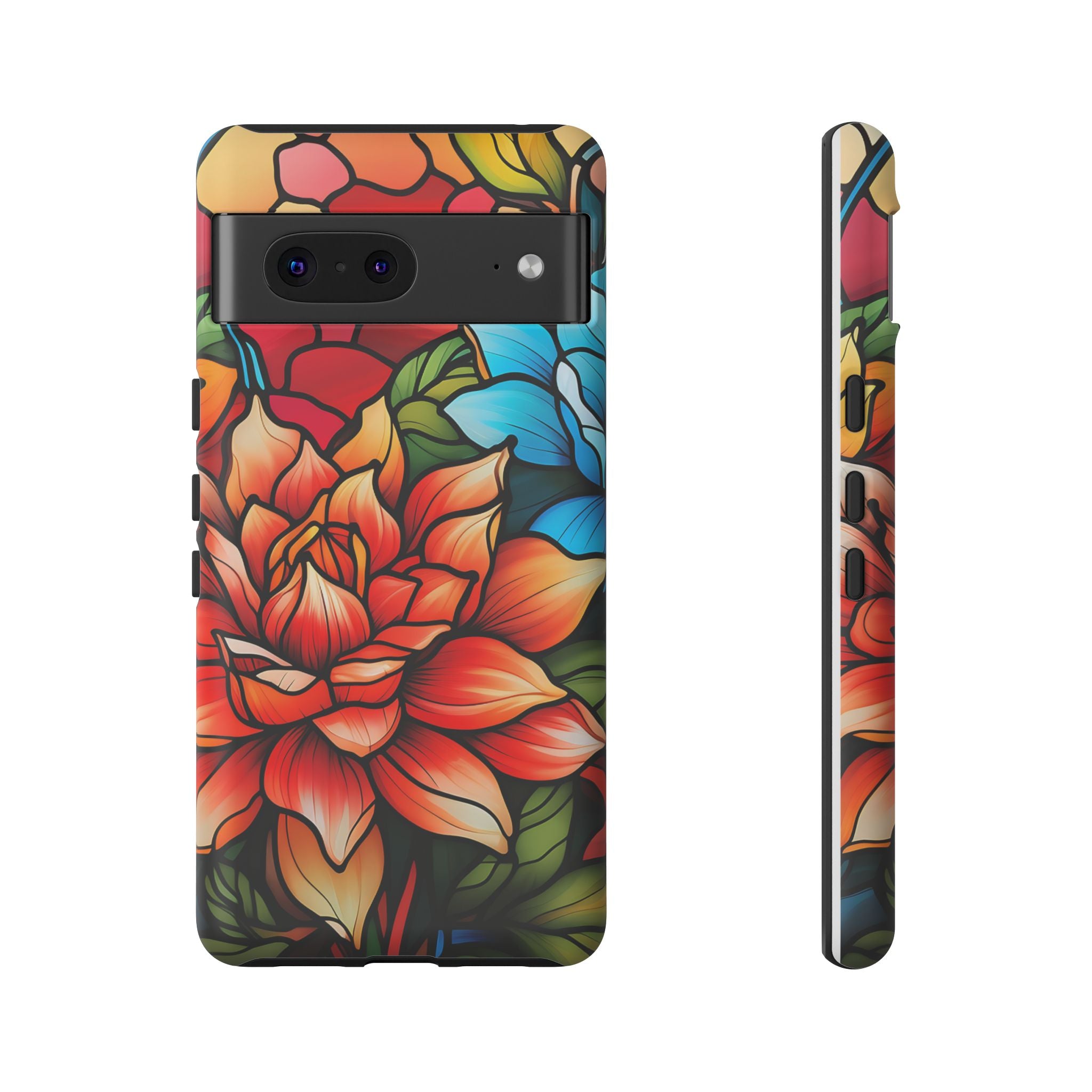 Stained Glass Floral Google Pixel Case (All Models)