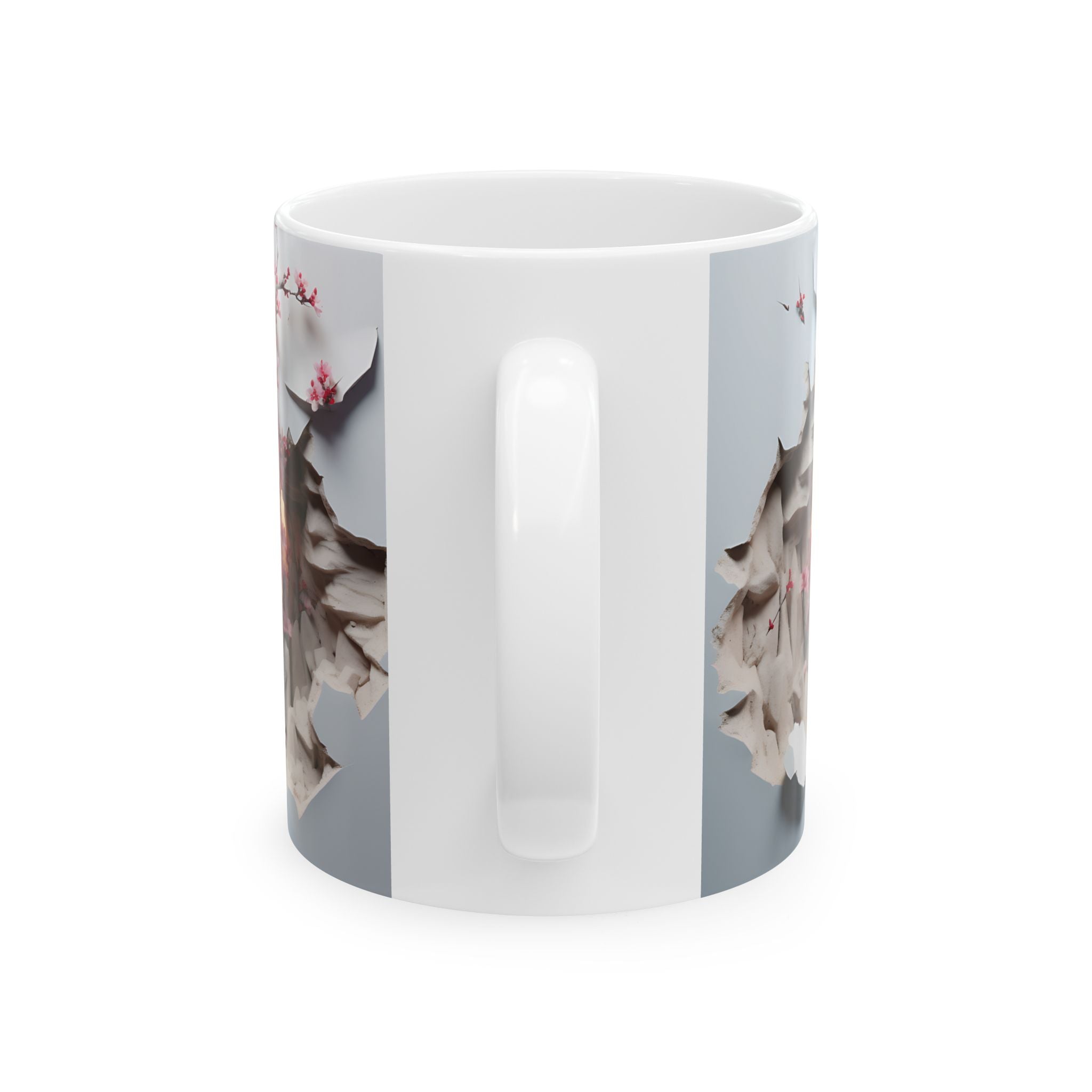 Blooming Rock Mug: 3D Art Ceramic