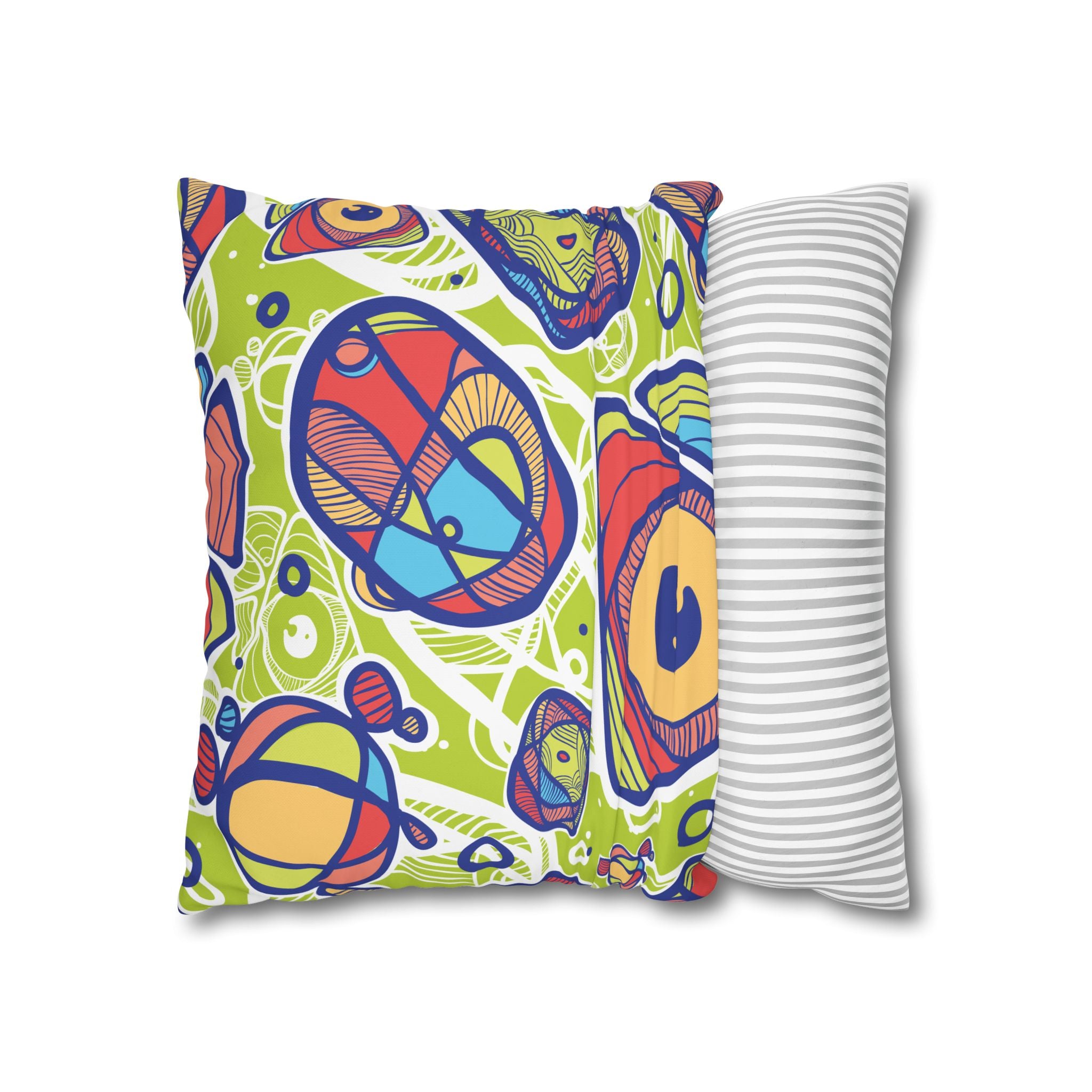 Psychedelic Geo Pillowcase - Vivid Dreams