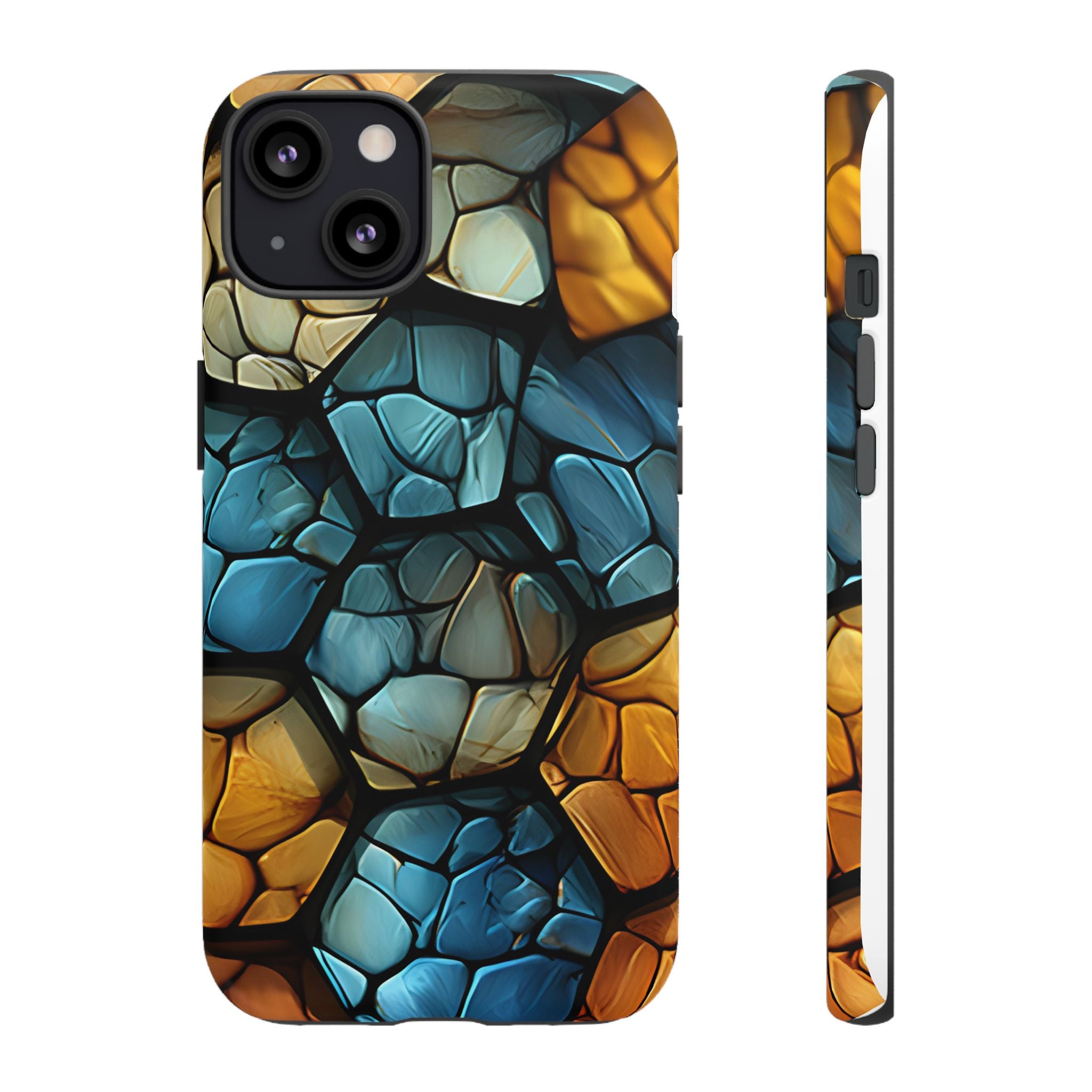 Abstract Stone Mosaic iPhone Case