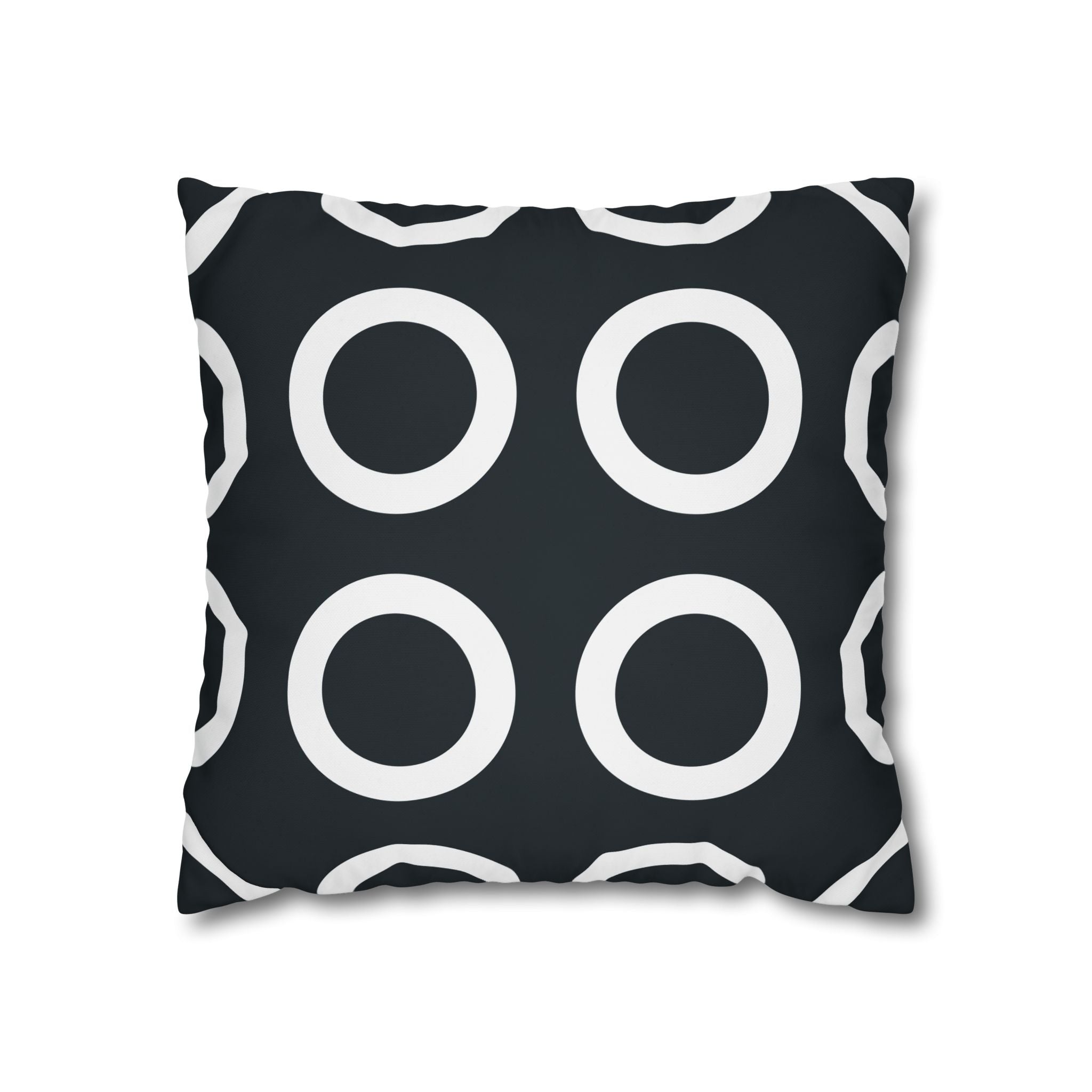 Navy Blue & White Dot Pillowcase