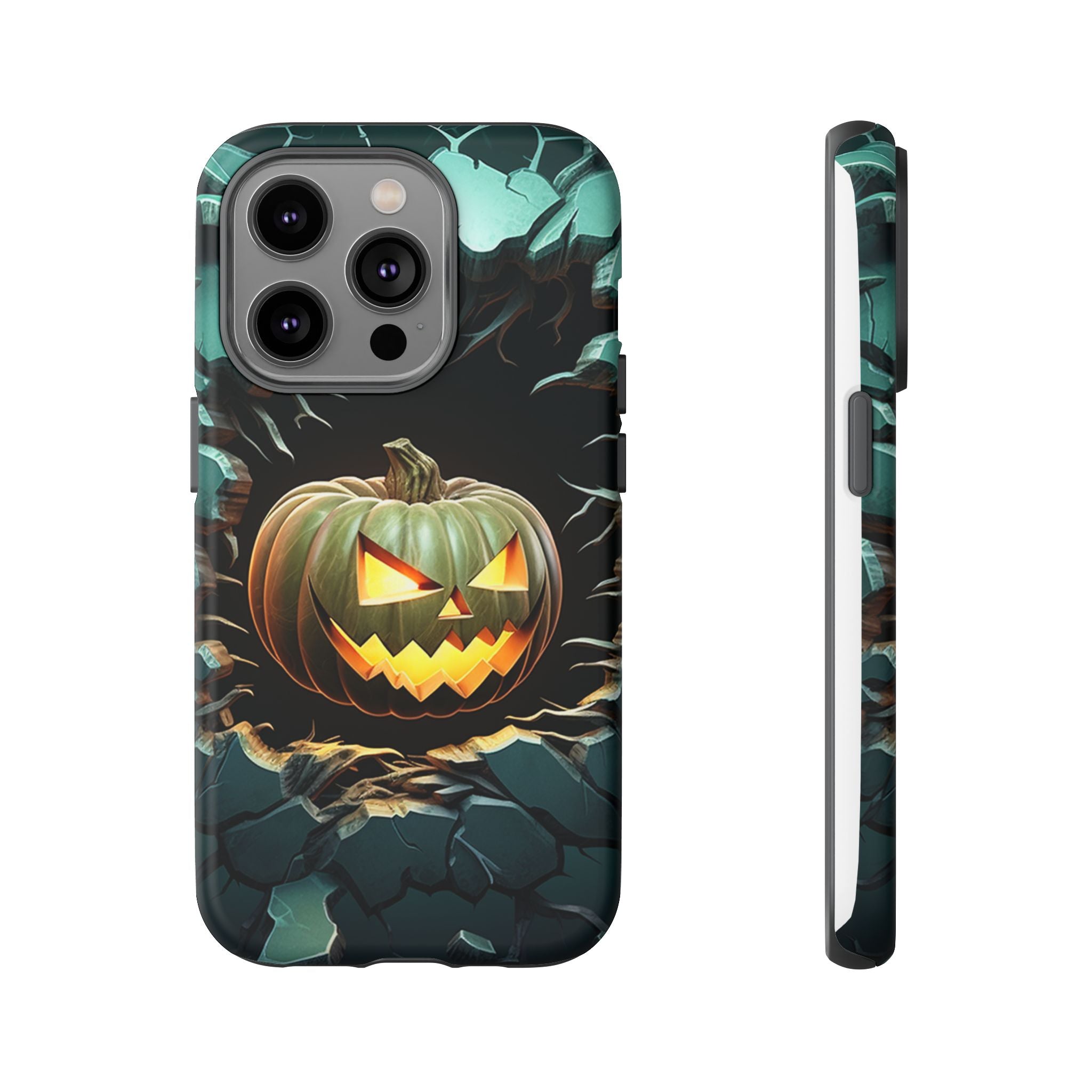 Spooky Jack-o'-Lantern Hexagon iPhone Case