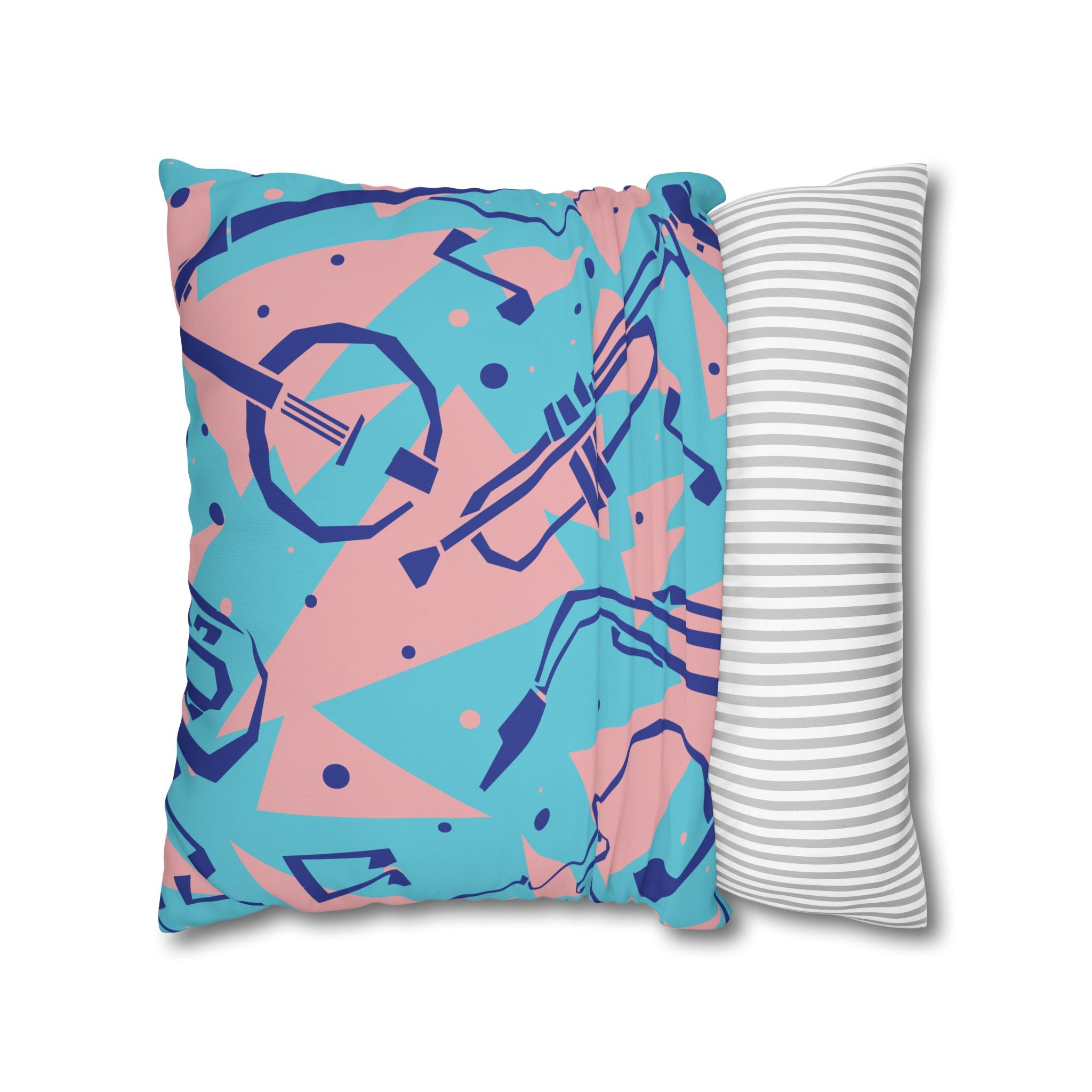 Retro Jazz Pillowcase - 80s Music Design