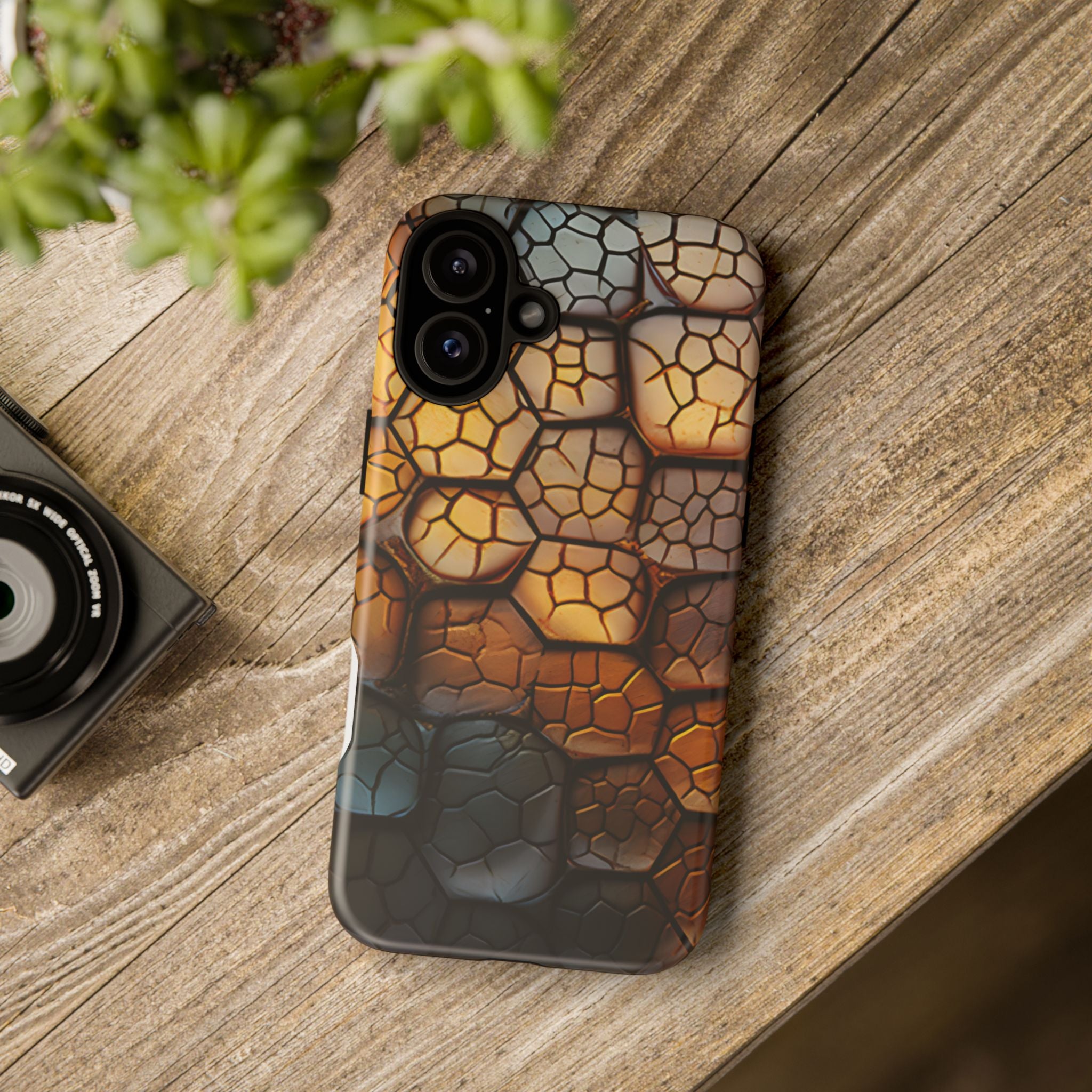 Honeycomb iPhone Case: Abstract Art