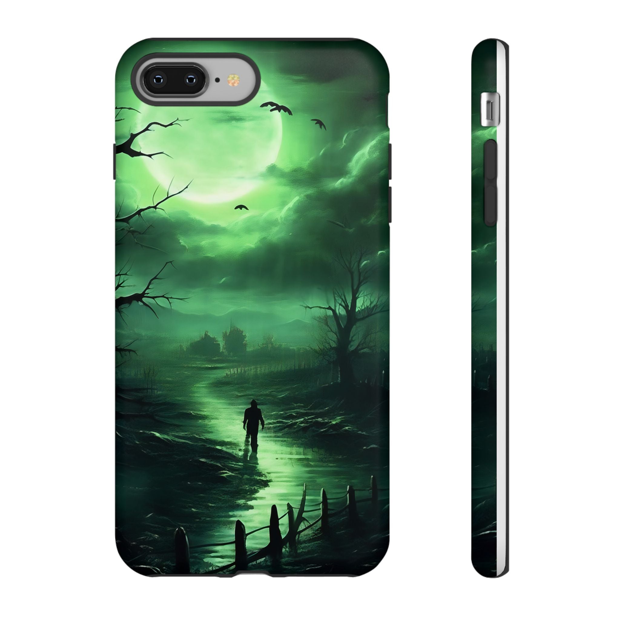 Swamp Moon Gothic iPhone Case - Hexagon Stone