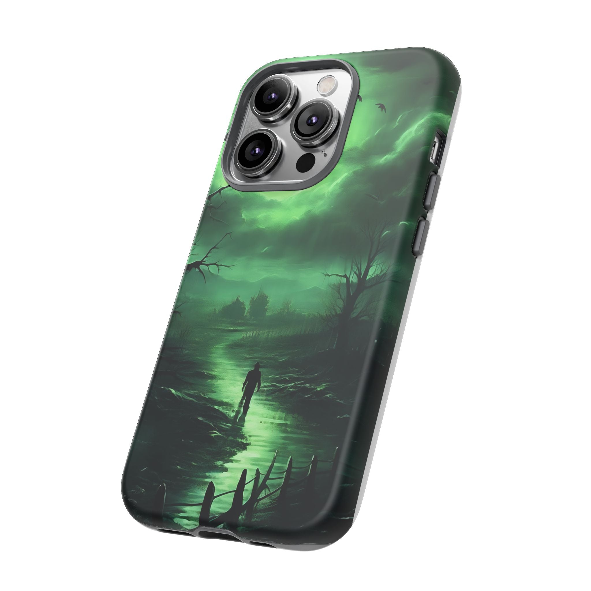 Swamp Moon Gothic iPhone Case - Hexagon Stone