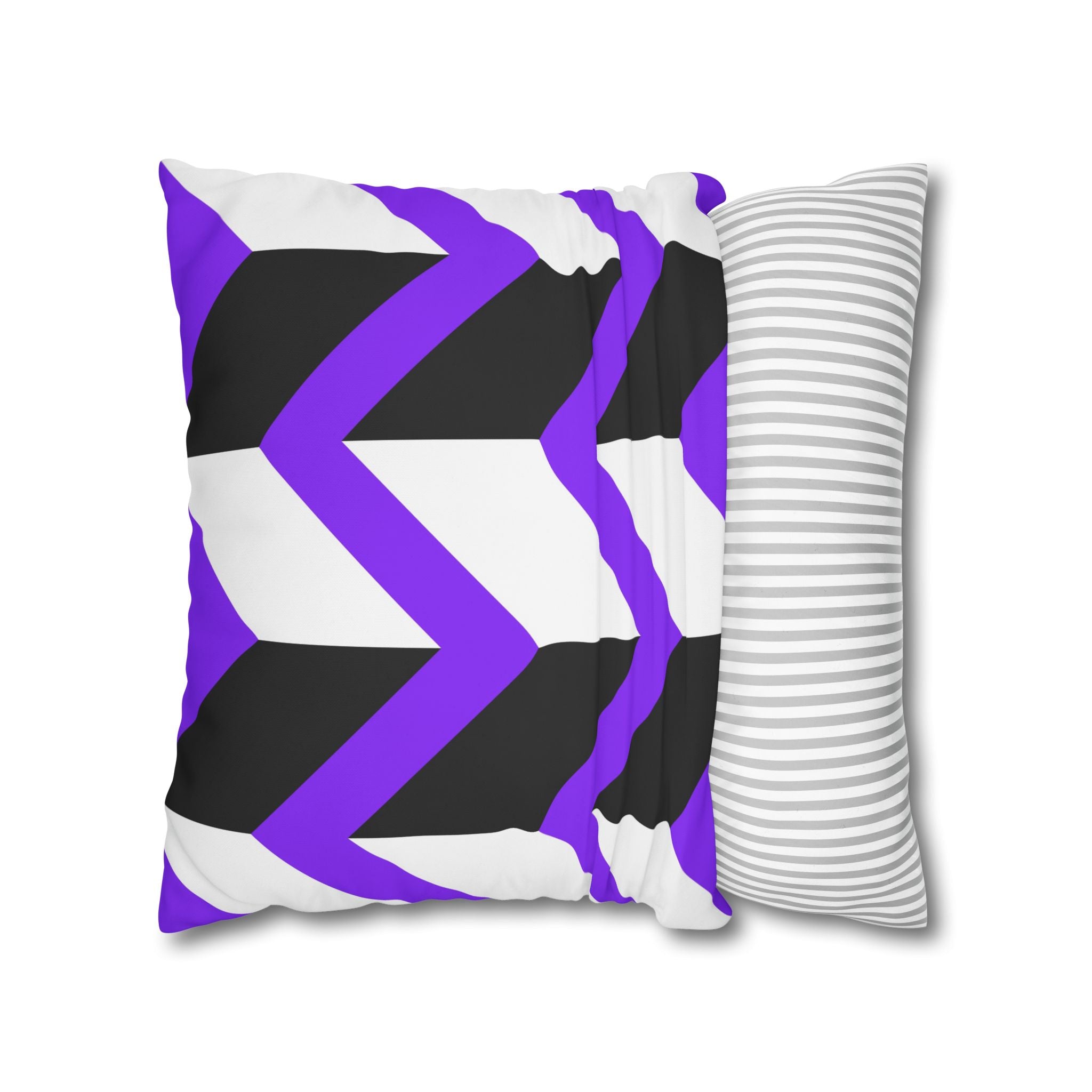 Geometric Zigzag Purple Pillowcase