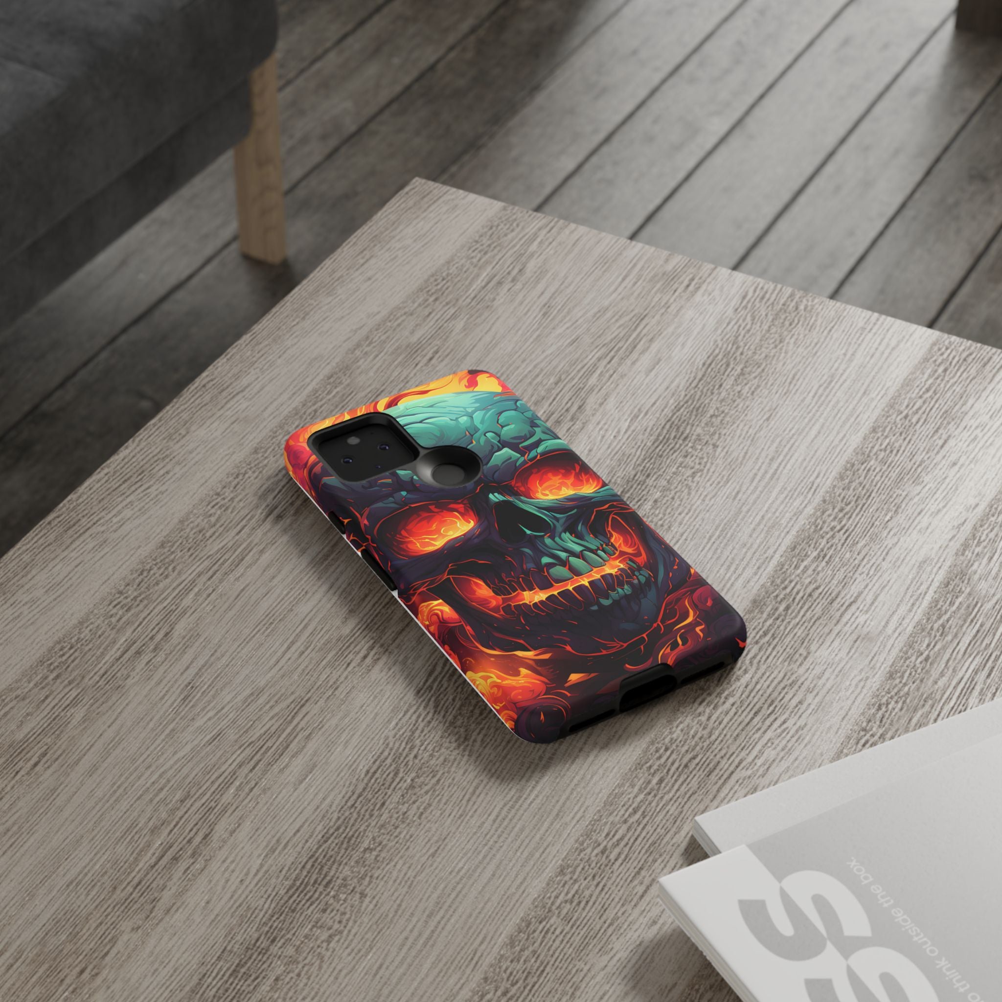 Fiery Skull Google Google Pixel Case (All Models)