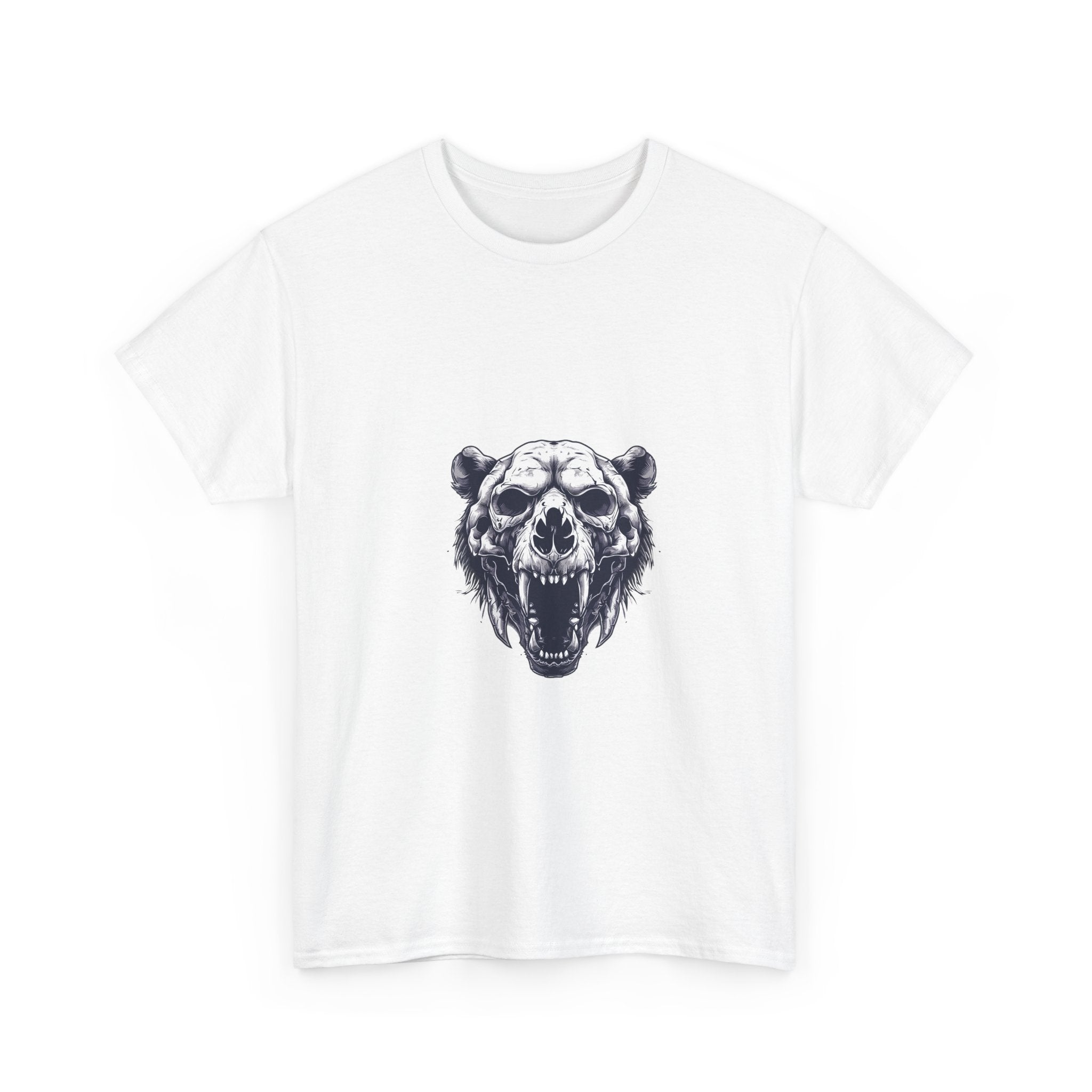 Grizzly Skull T-Shirt: Bear Tattoo Art