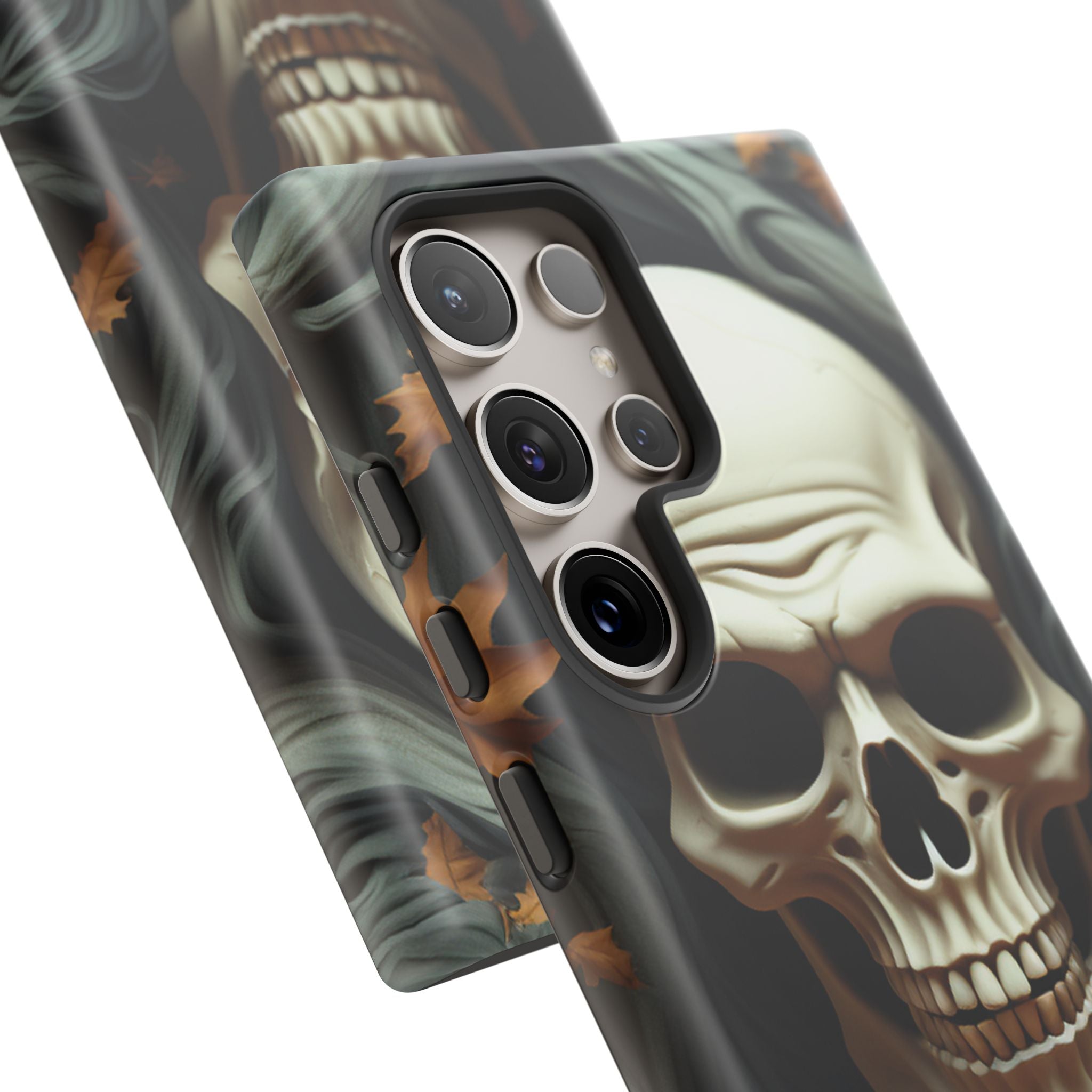 Spooky Skull Samsung Case: Halloween Edition