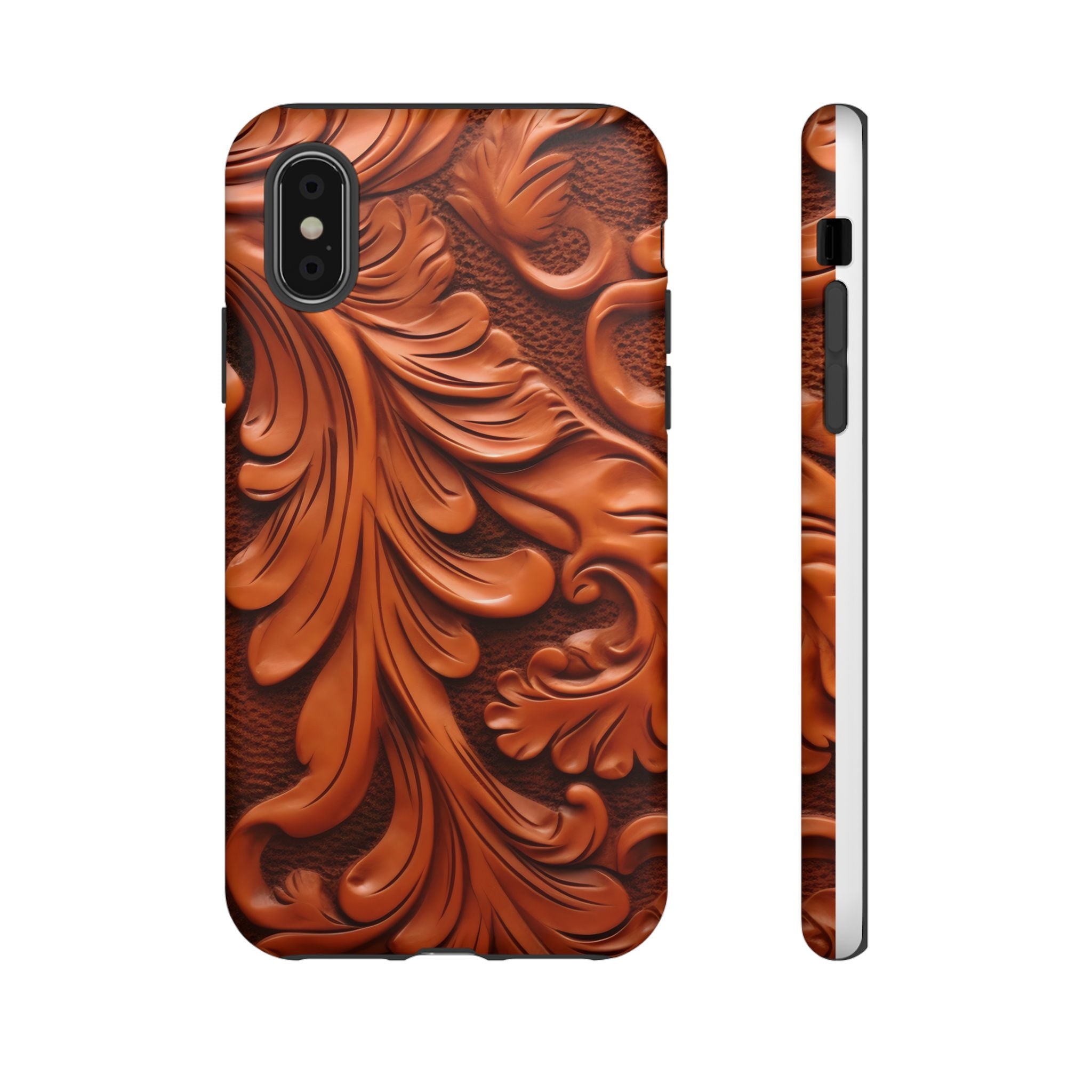 Baroque Acanthus Hexagon iPhone Case