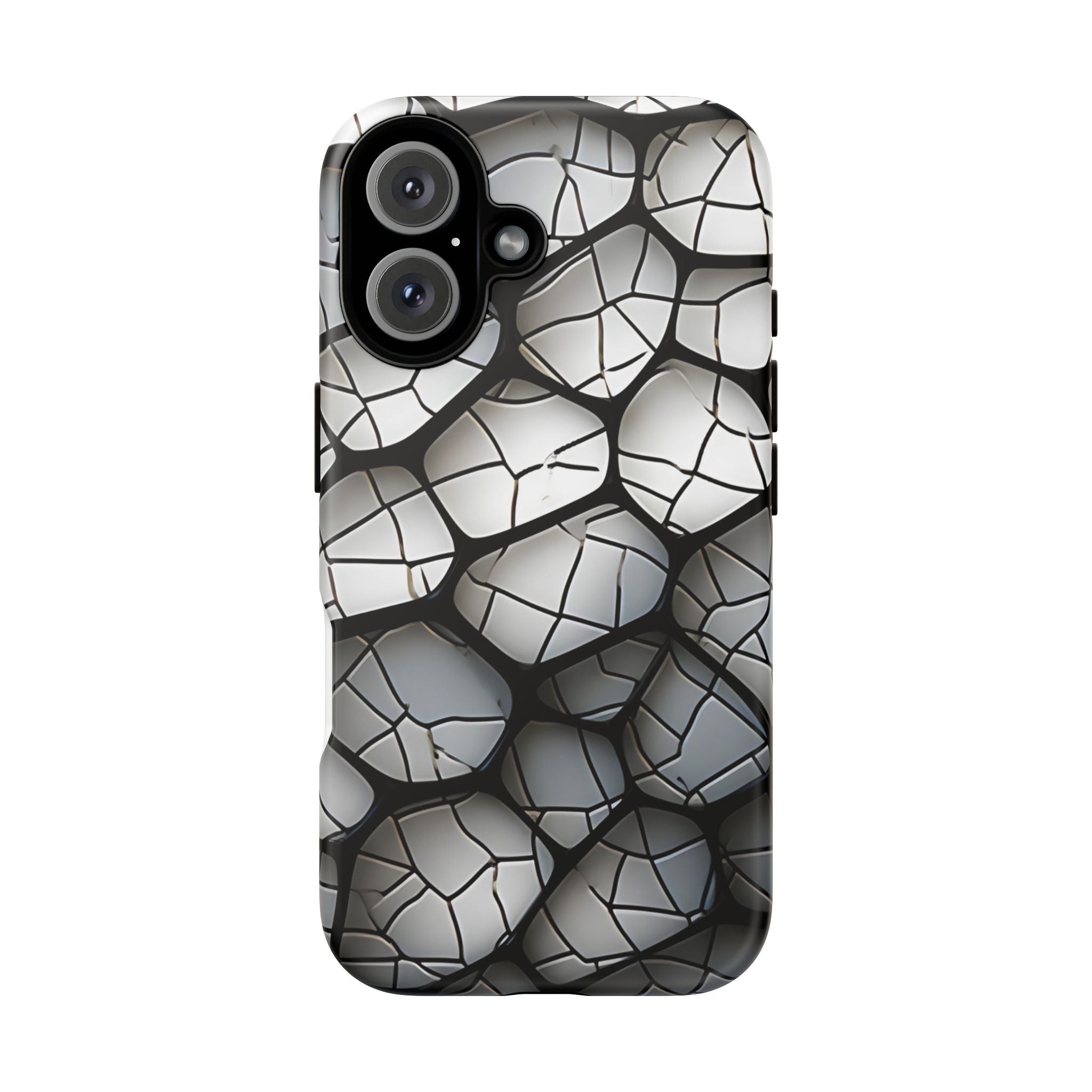 Abstract Mosaic iPhone Case - Textured & Chic