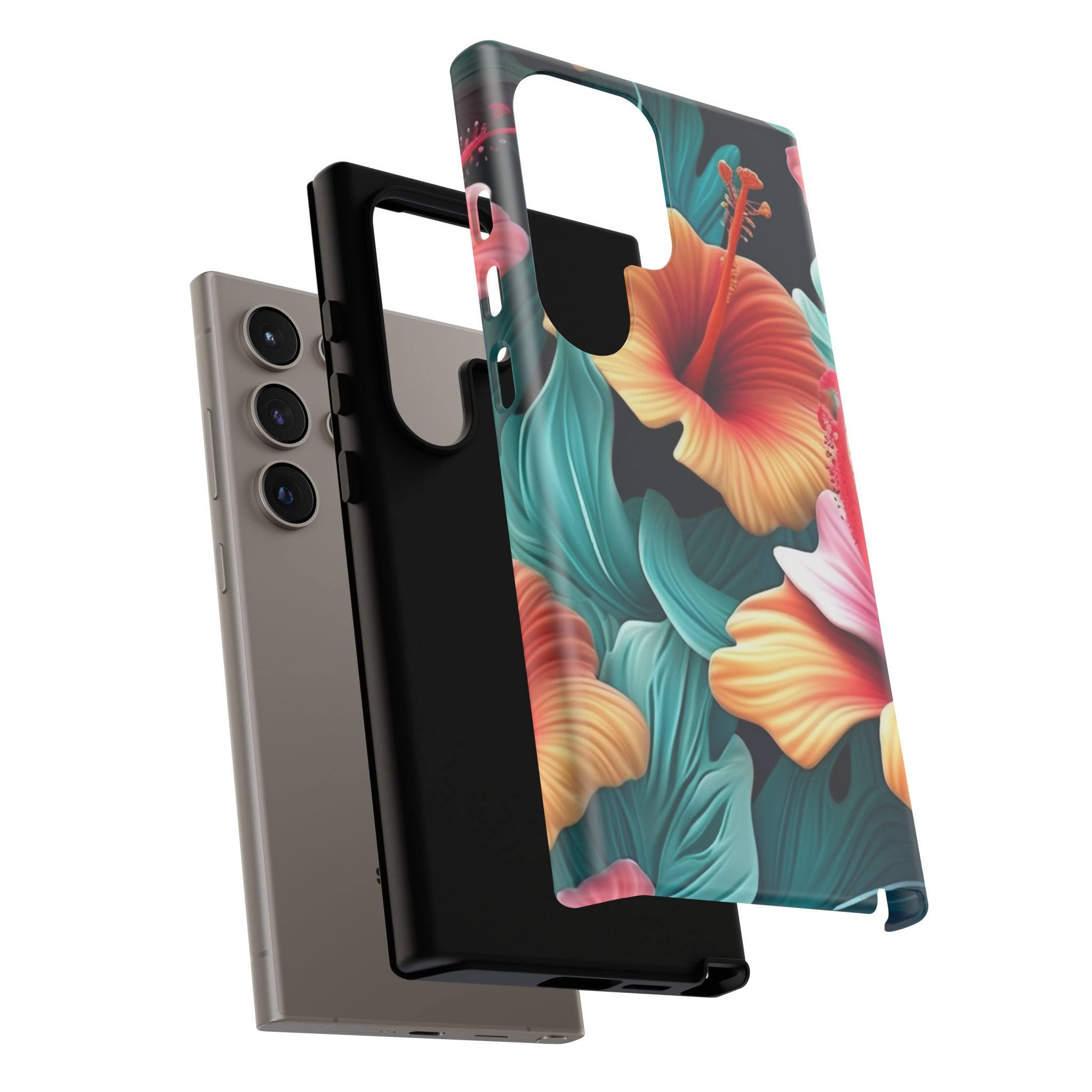 Vibrant Hibiscus Samsung Phone Case