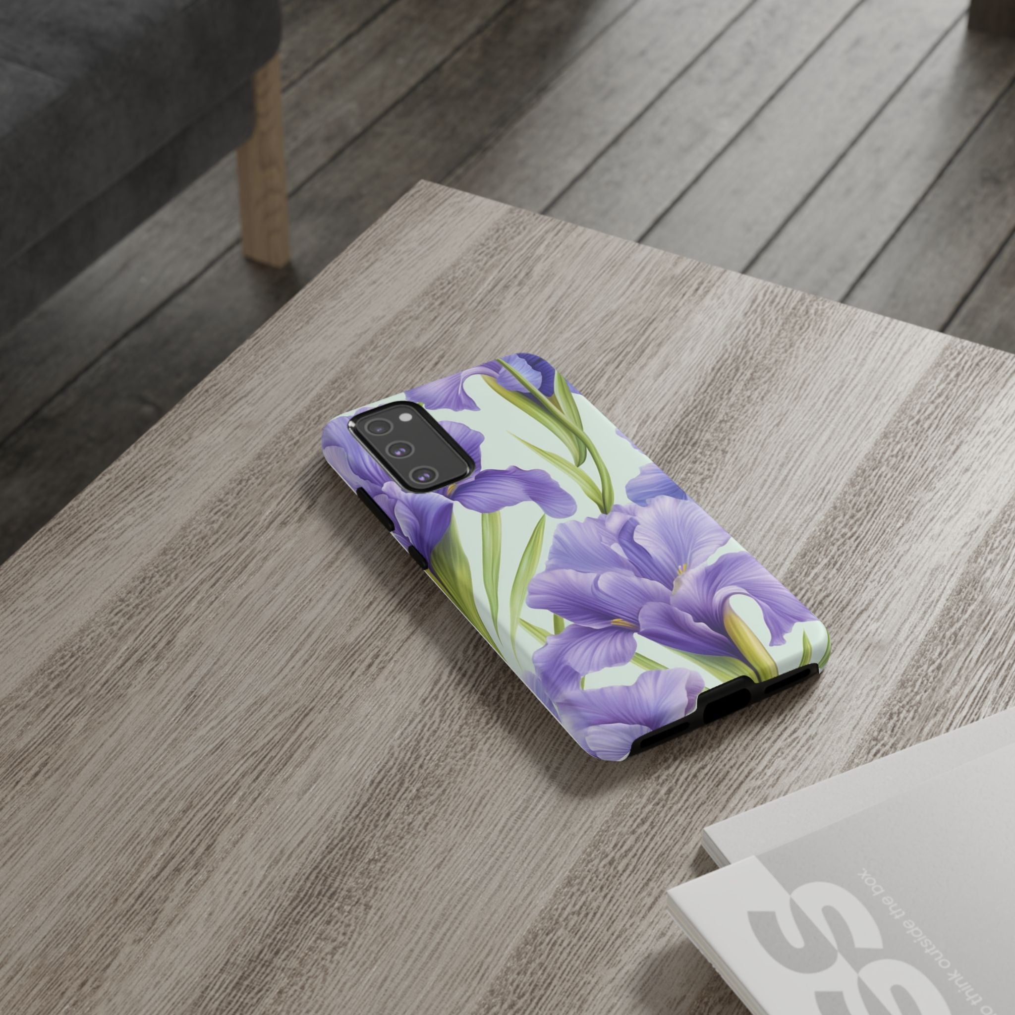 Elegant Purple Iris Samsung Phone Case