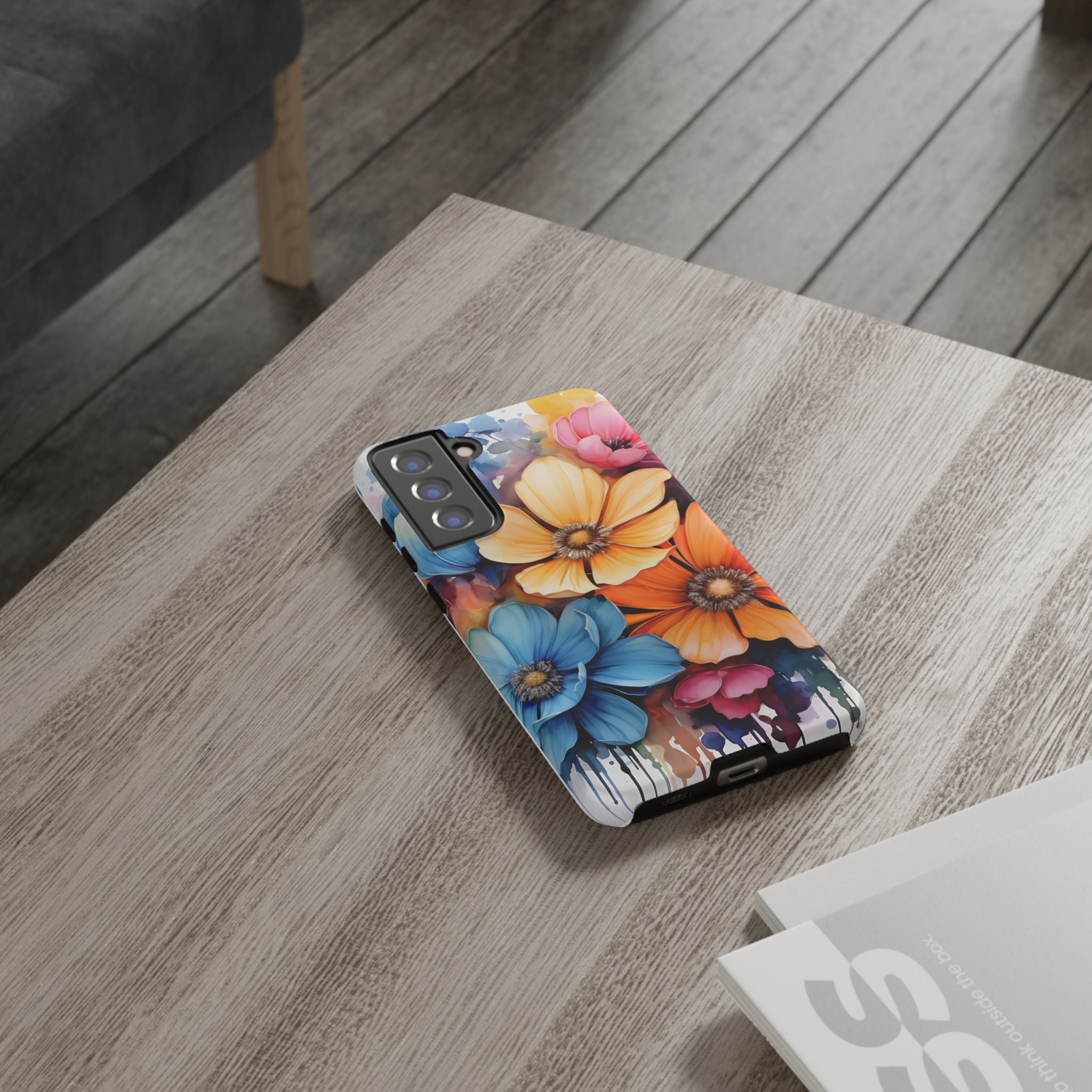 Vibrant Floral Watercolor Samsung Case