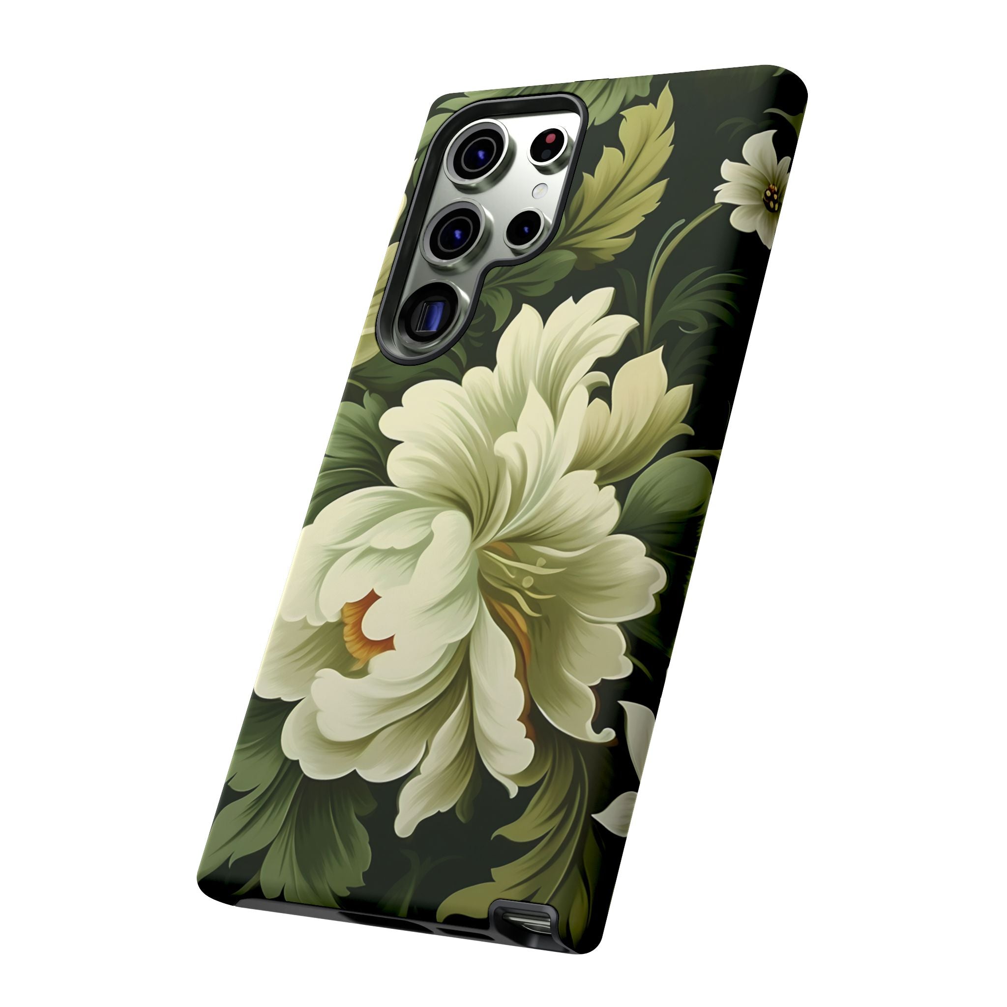 Opulent Floral Samsung Case - Dark Green