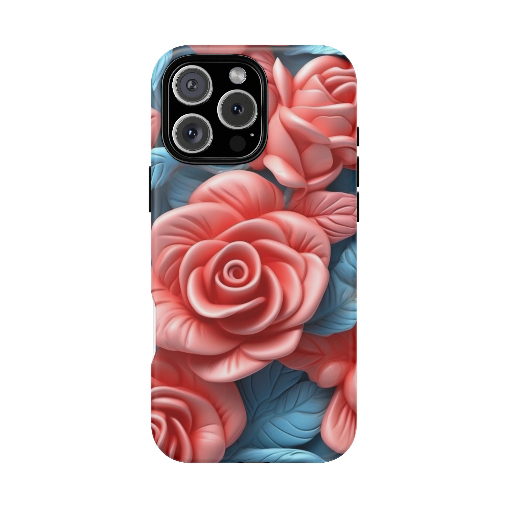 Stylized Floral iPhone Case - Hexagon Stone