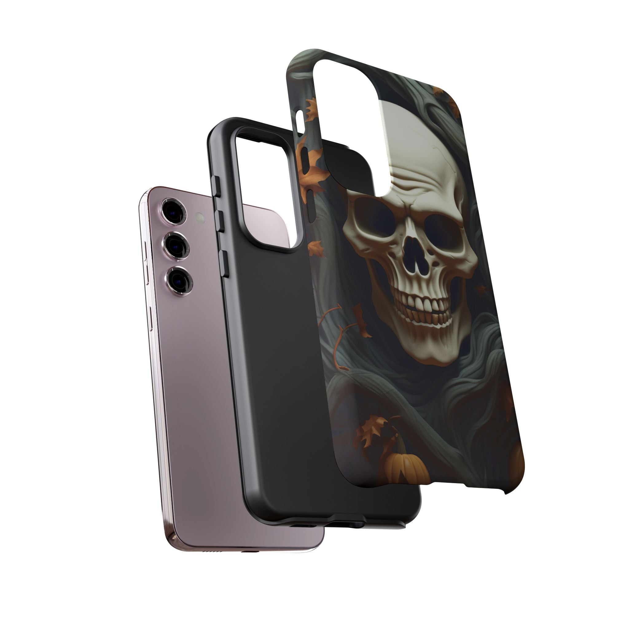 Spooky Skull Samsung Case: Halloween Edition