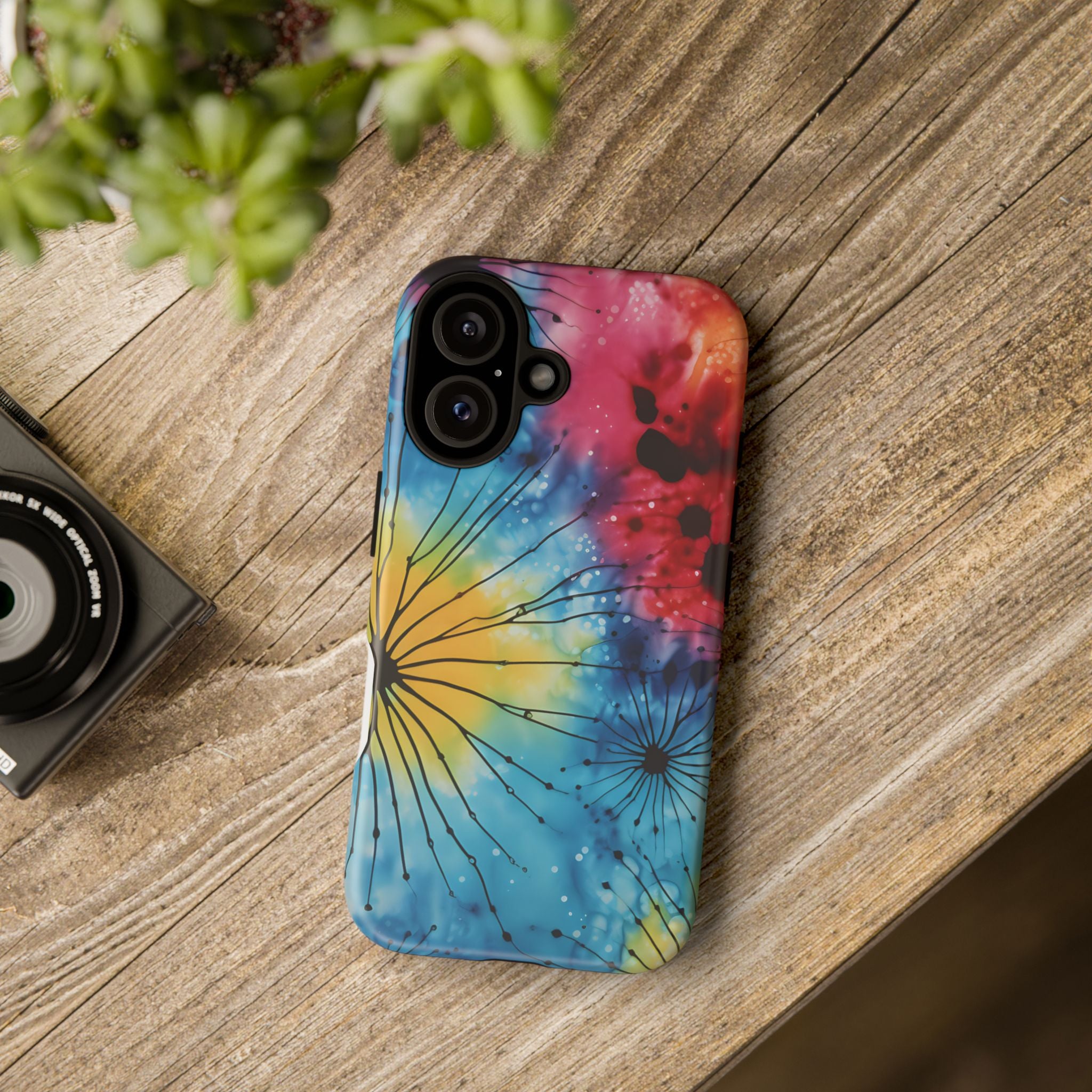 Cosmic Bloom Hexagon Stone iPhone Case