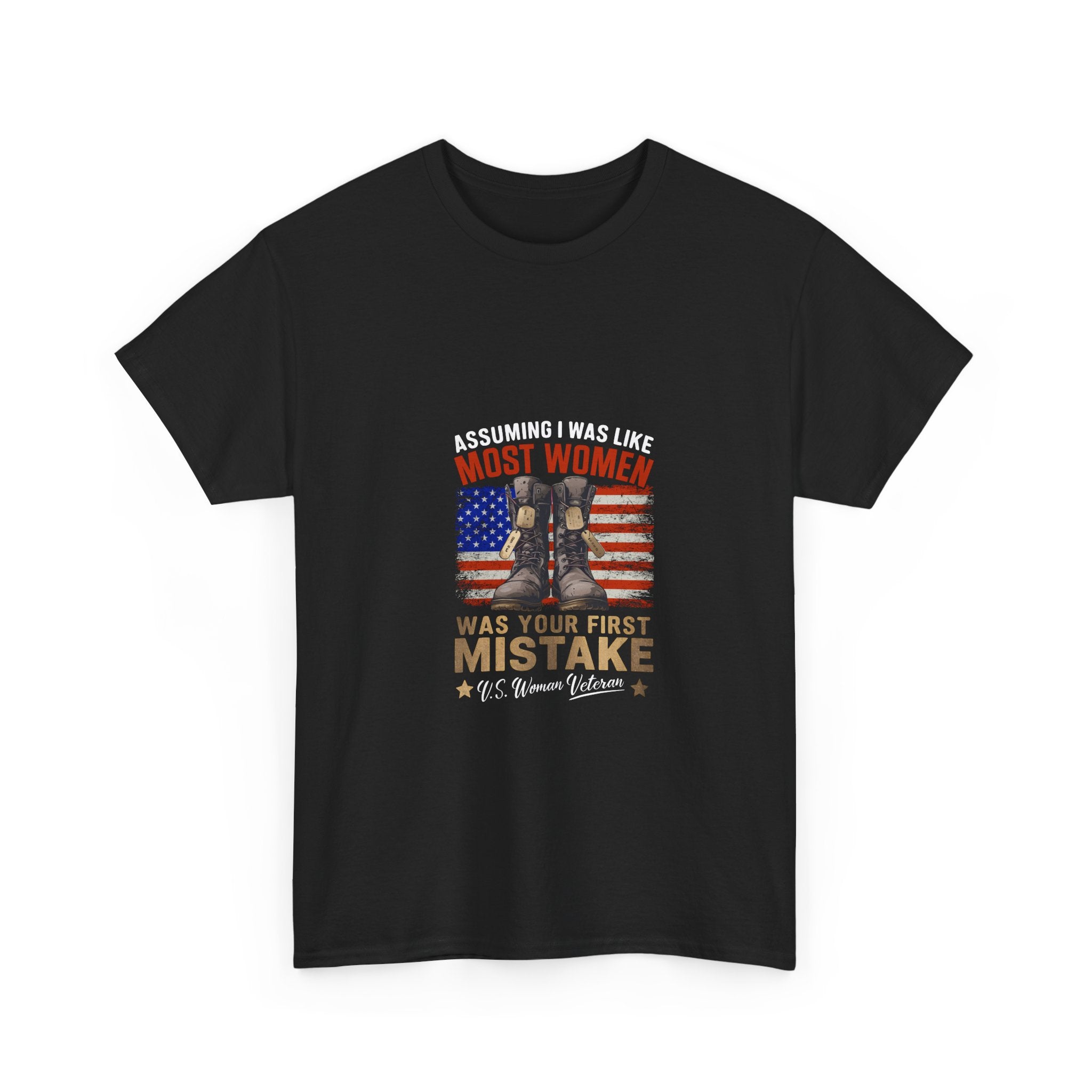 Veteran Woman's Combat Boots T-Shirt