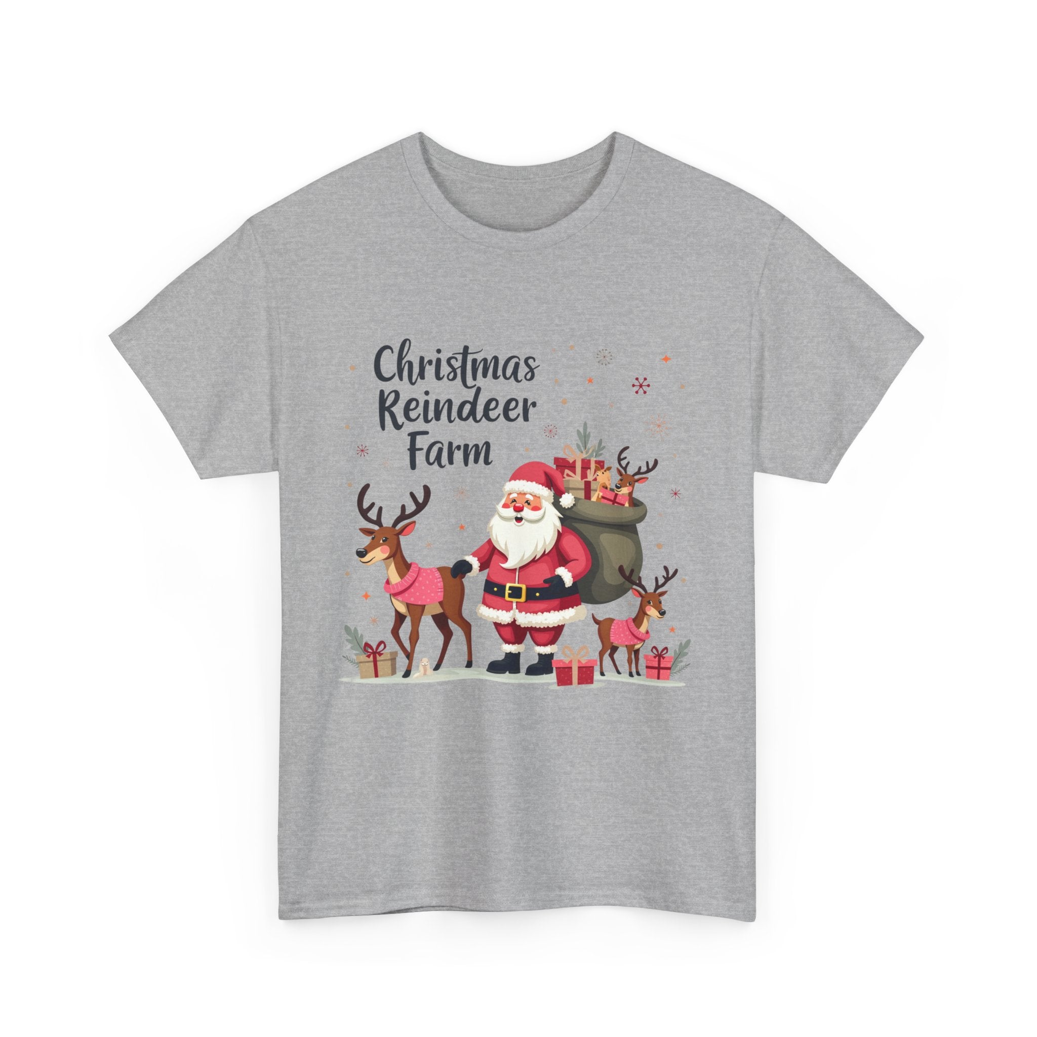 Christmas Reindeer Farm T-Shirt