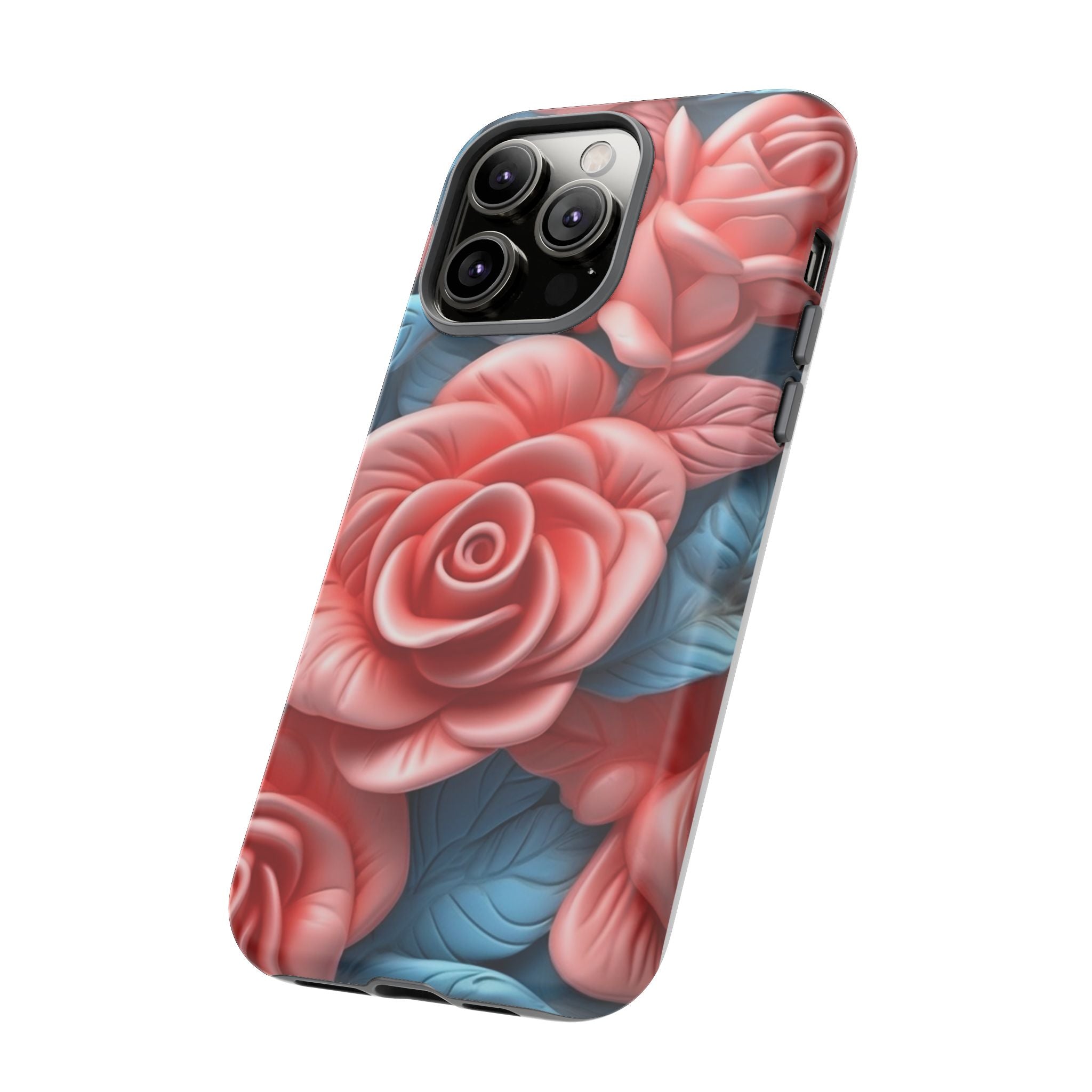 Stylized Floral iPhone Case - Hexagon Stone