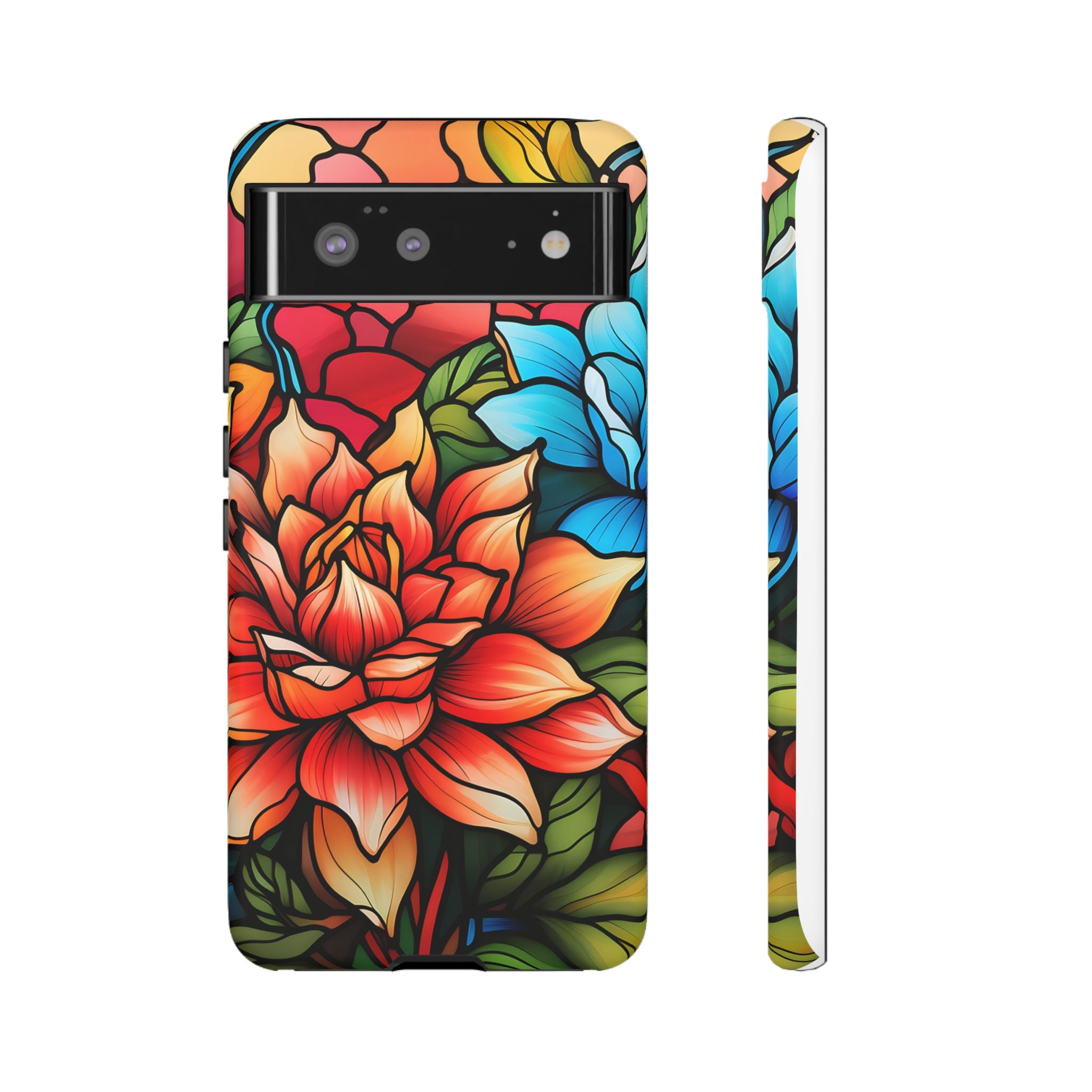 Stained Glass Floral Google Pixel Case (All Models)