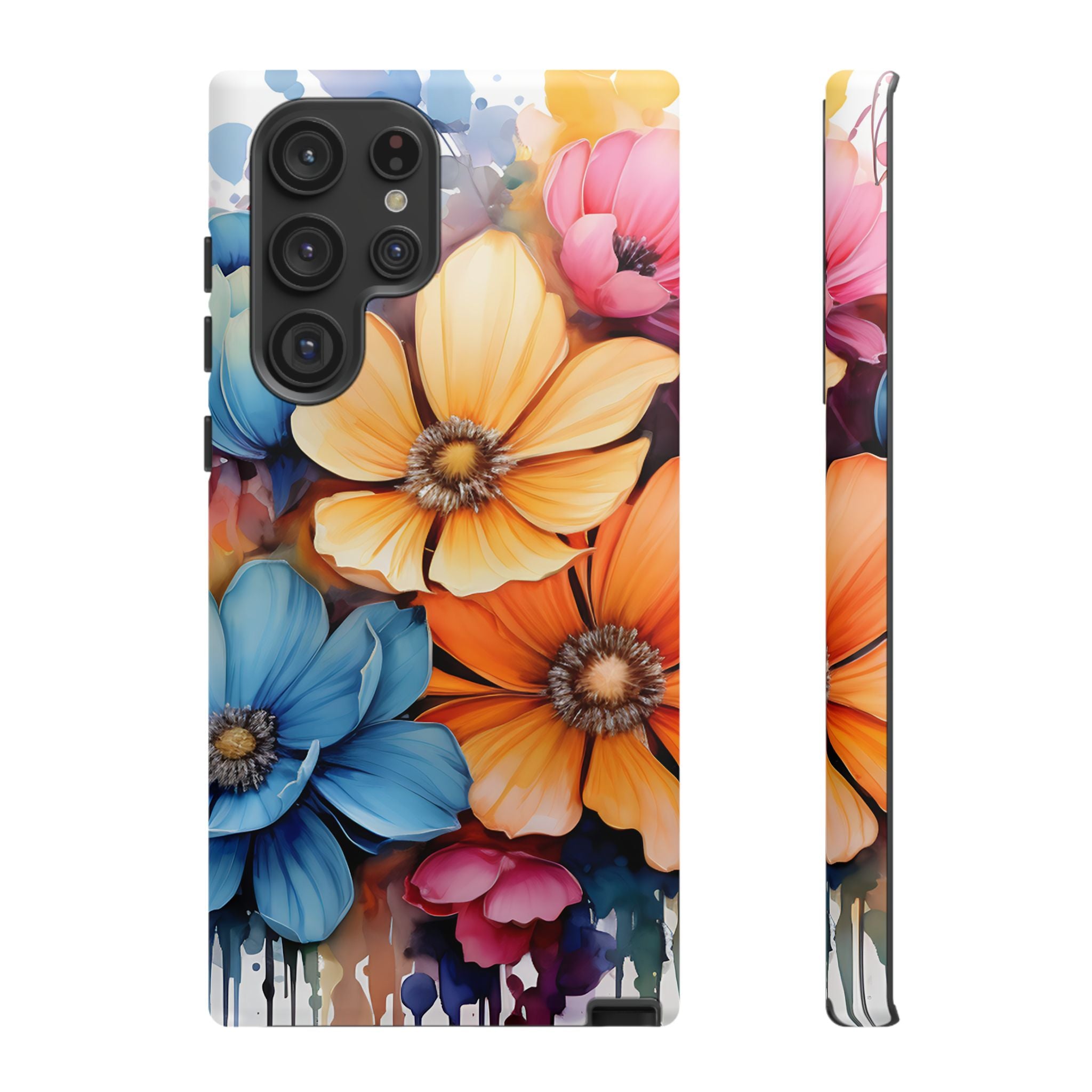 Vibrant Floral Watercolor Samsung Case