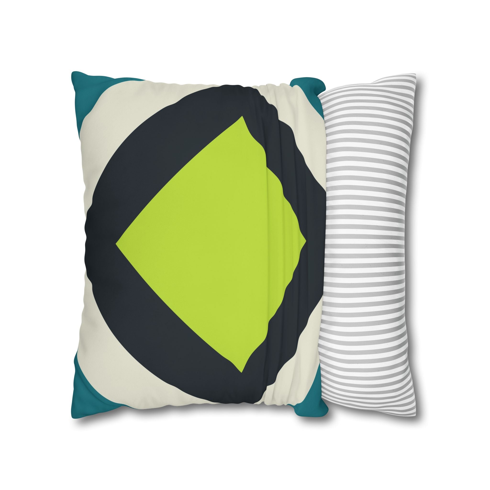 Geometric Diamond Pillowcase - Modern Art