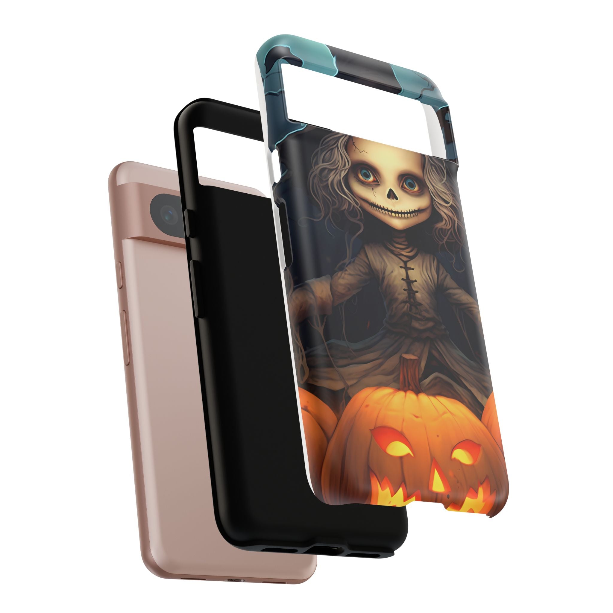 Spooky Skull Girl Halloween Google Google Pixel Case (All Models)