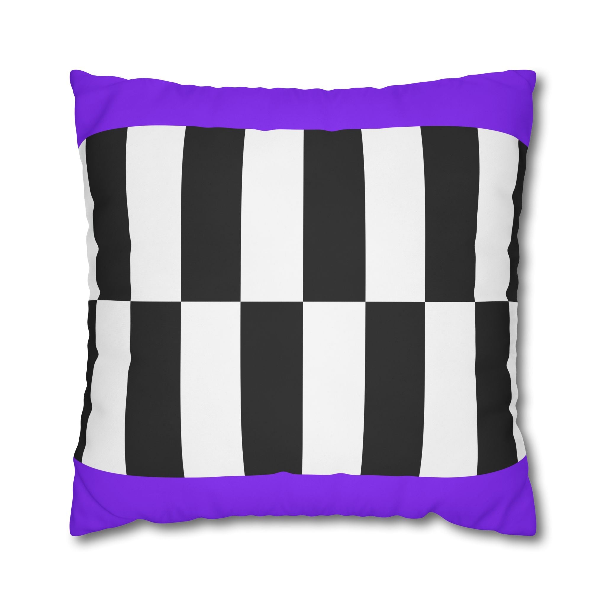 Geometric Checkerboard Pillowcase