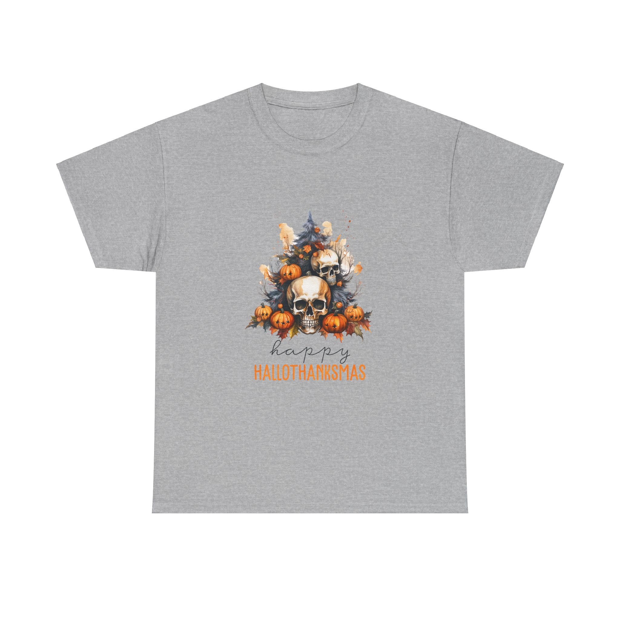 Hallothanksmas Skull Pumpkin Tee