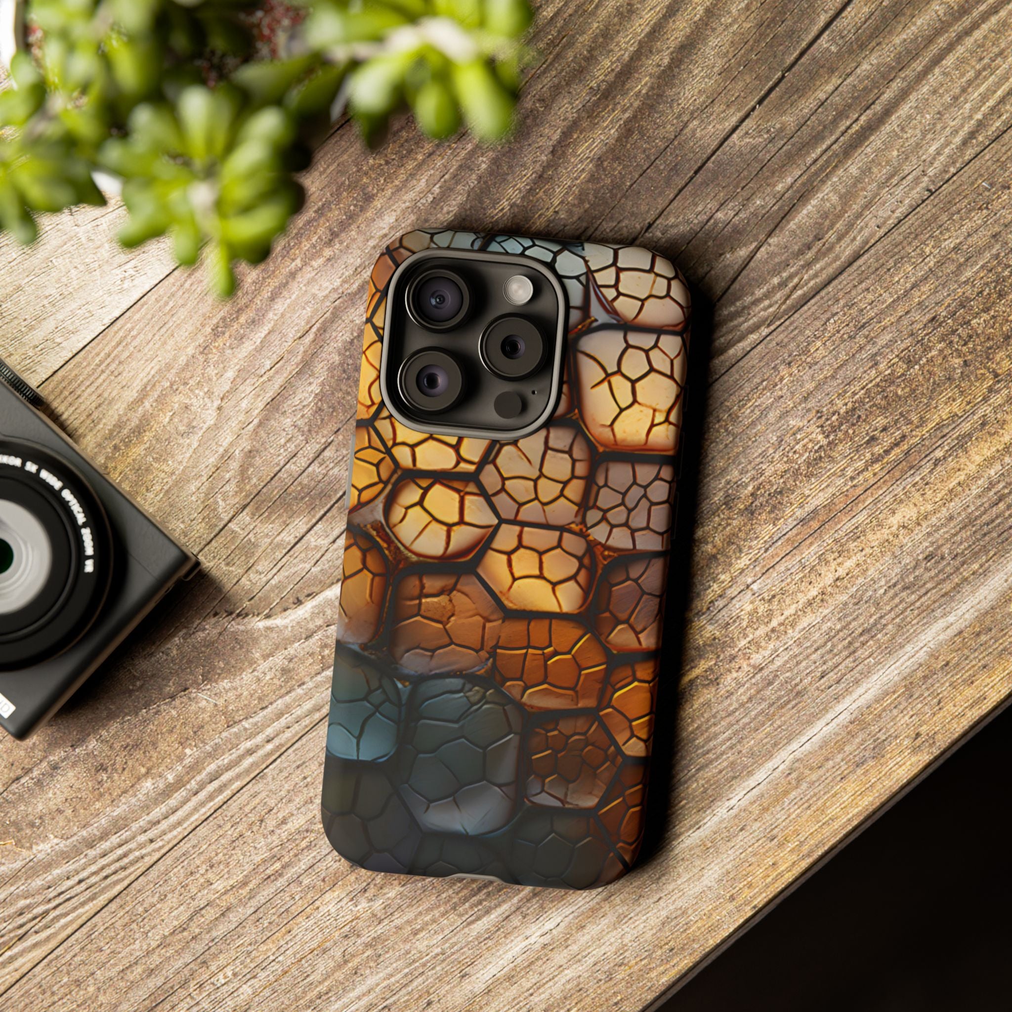 Honeycomb iPhone Case: Abstract Art