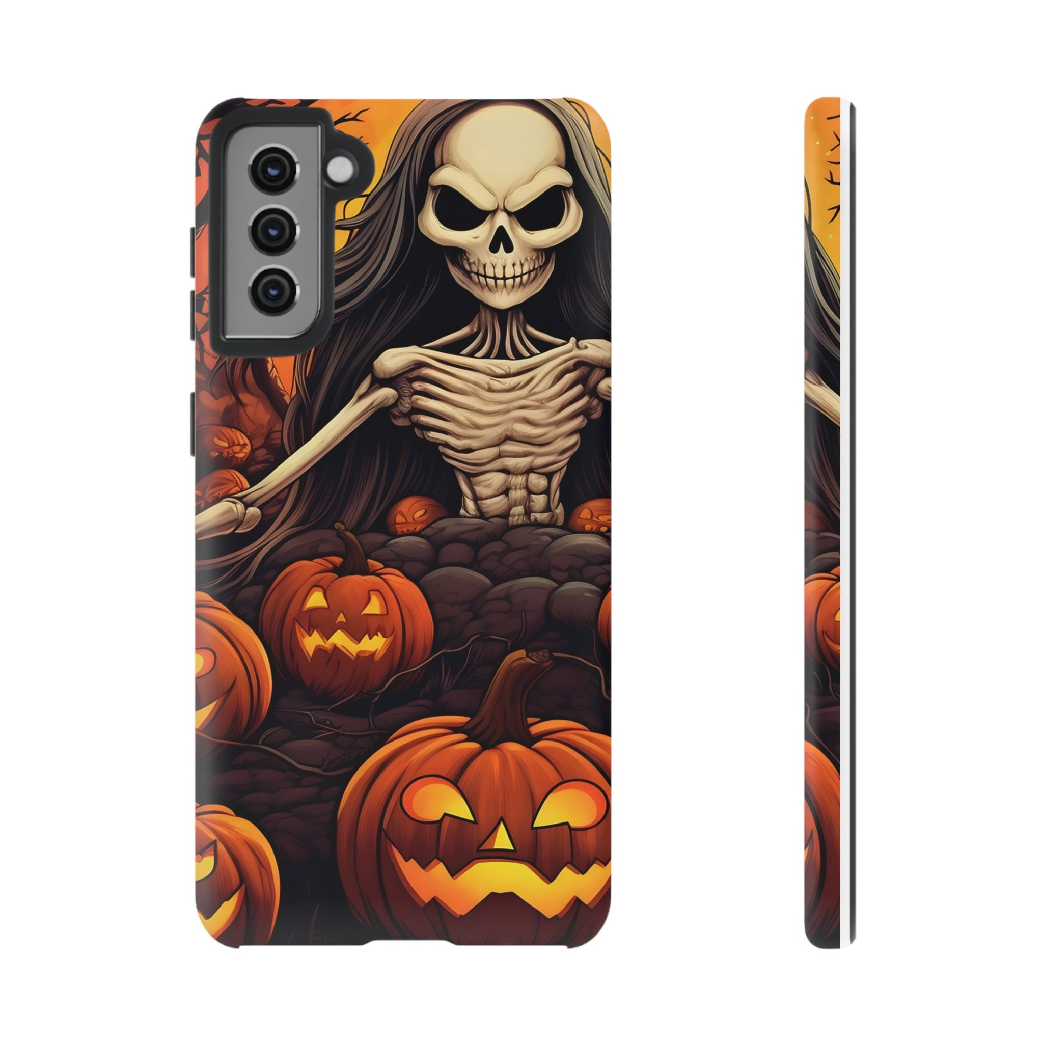 Spooky Skeleton Halloween Samsung Case