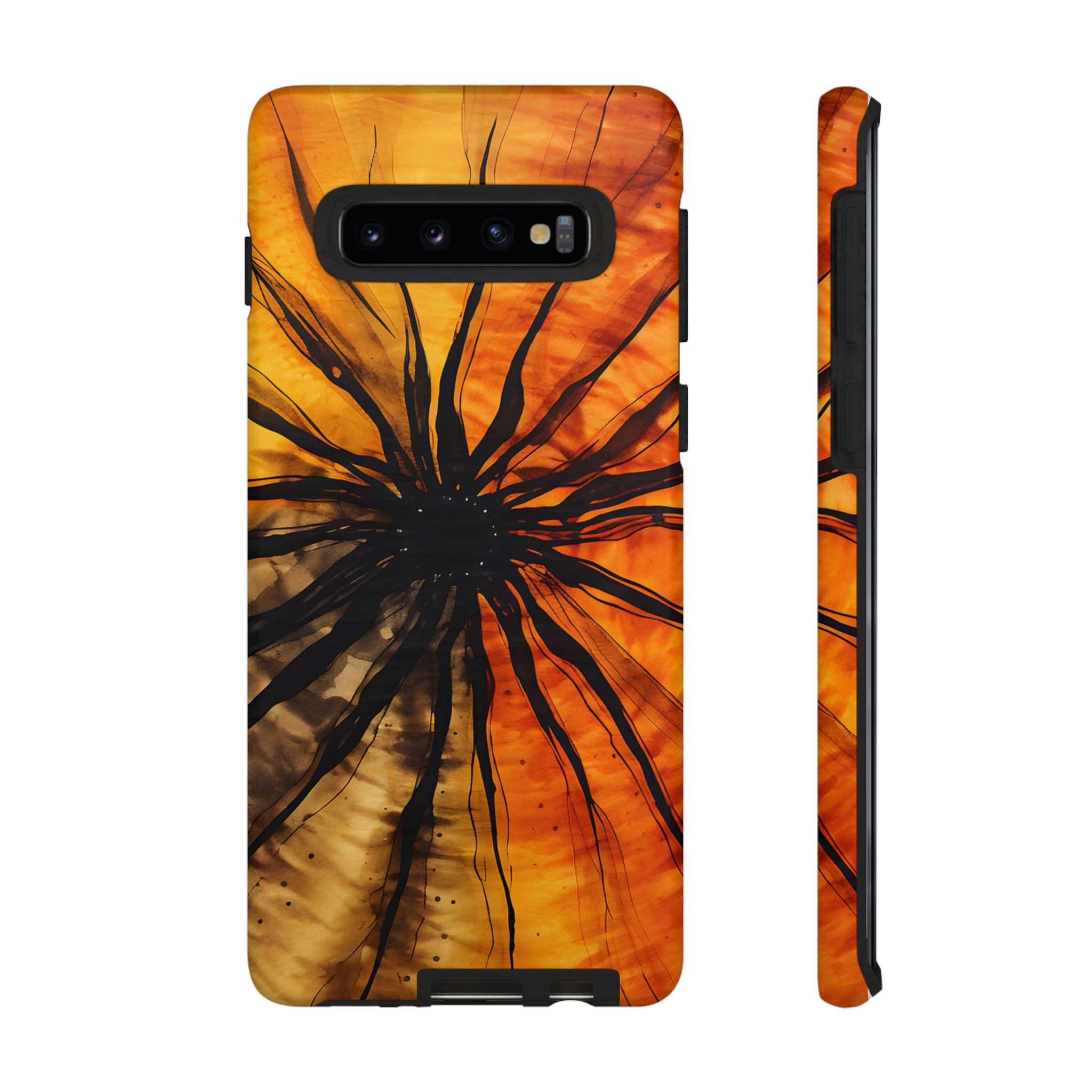 Fiery Sunburst Abstract Samsung Case