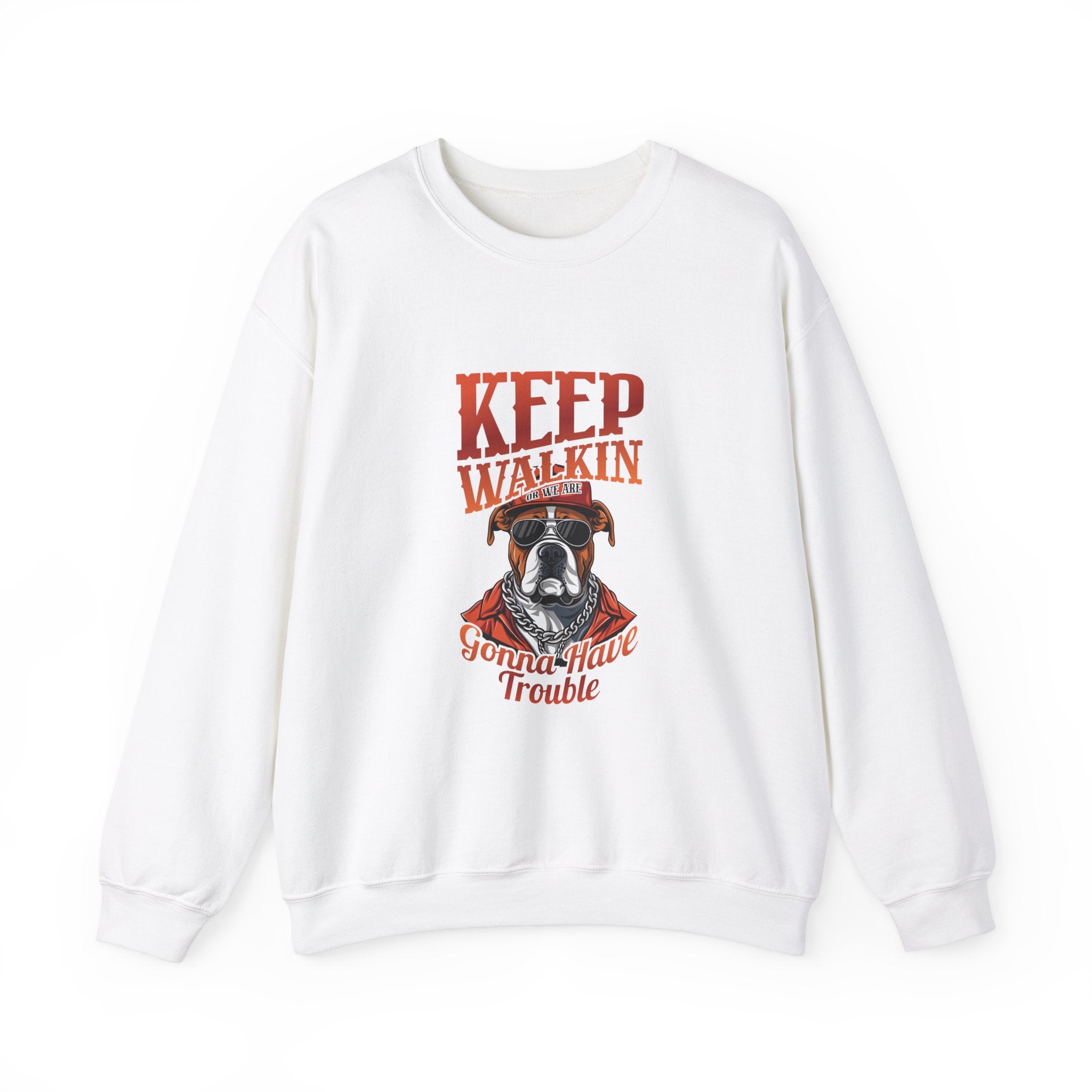 Keep Walkin' Bulldog Hip-Hop Sweatshirt