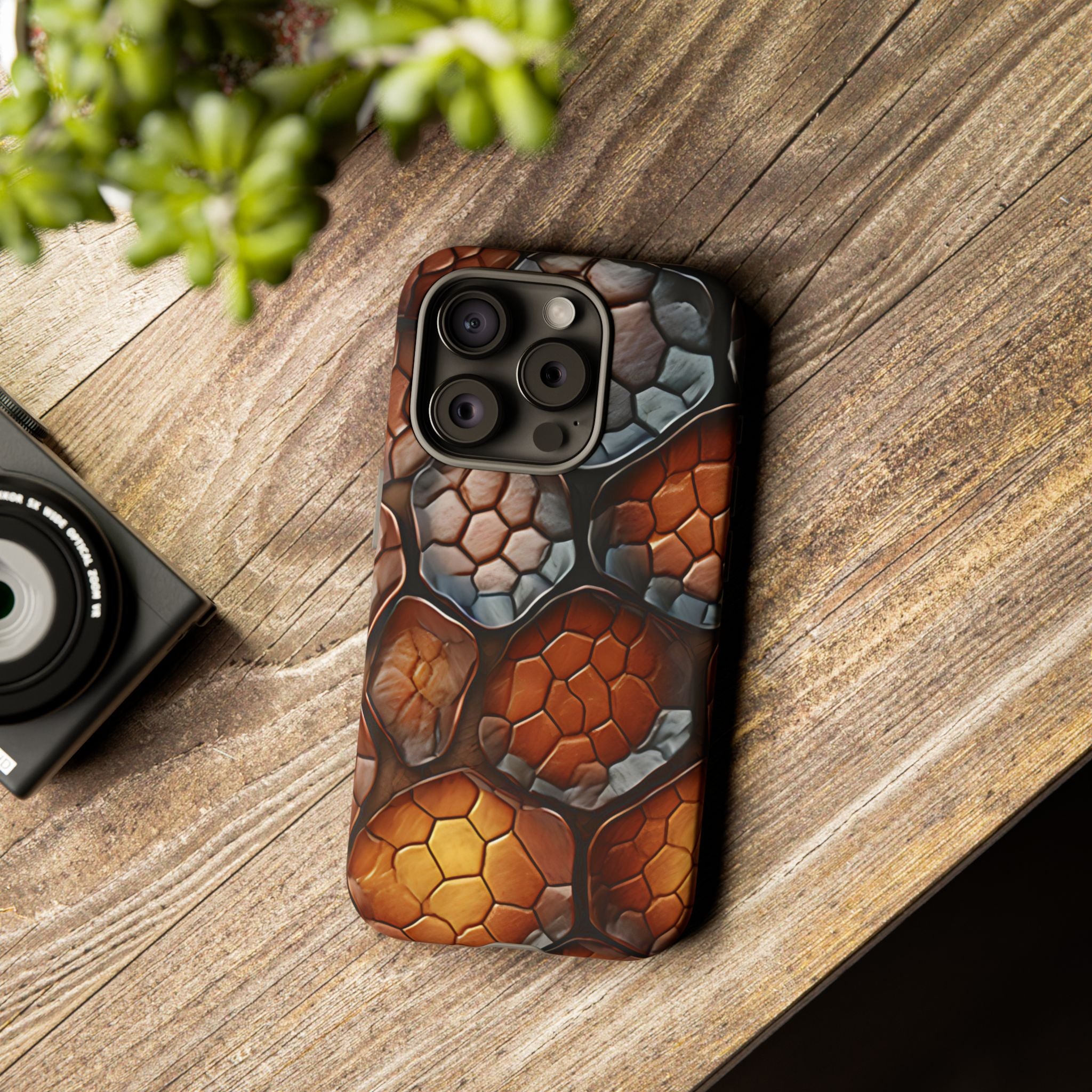 Reptilian Scales iPhone Case - 3D Texture