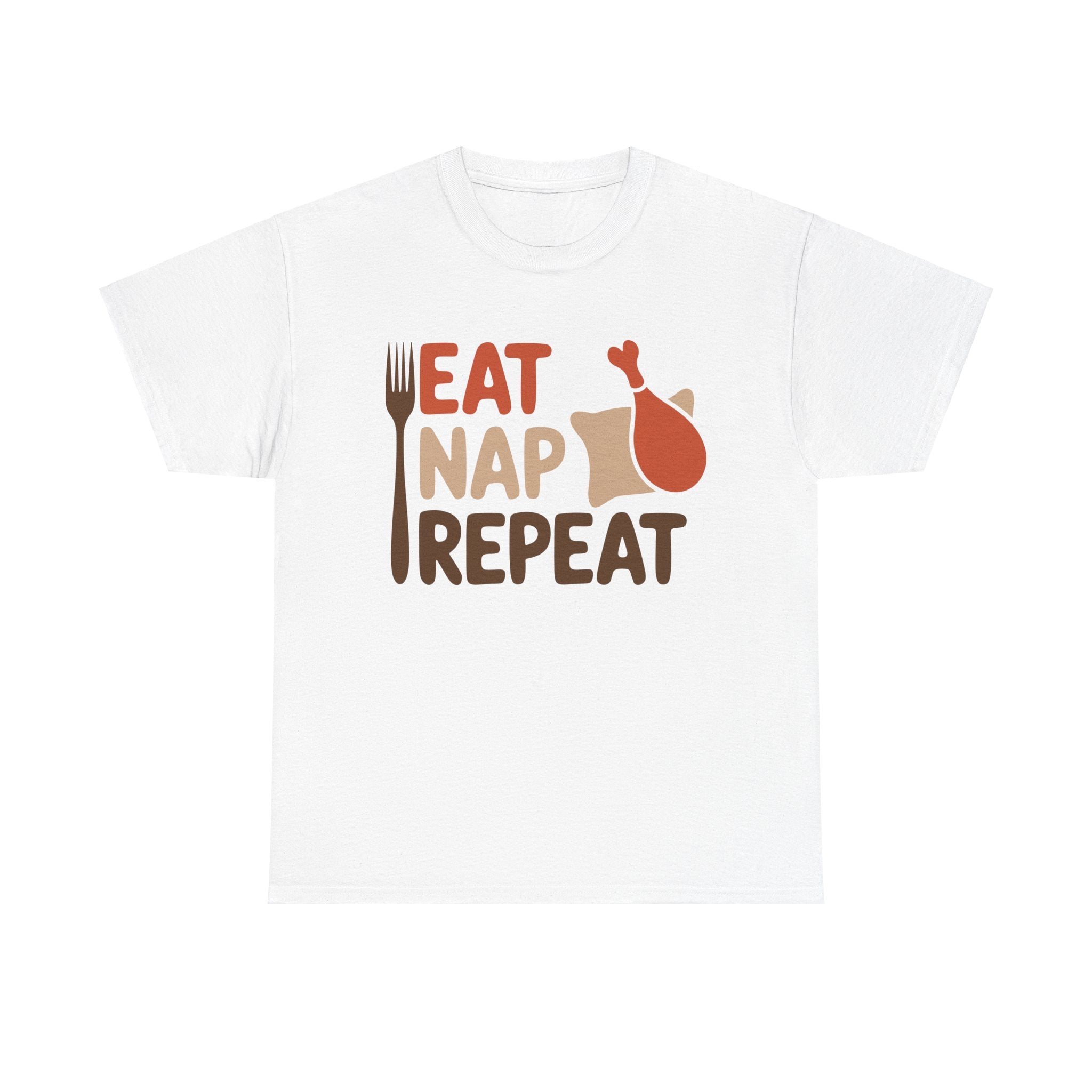 Eat Nap Repeat Thanksgiving T-Shirt