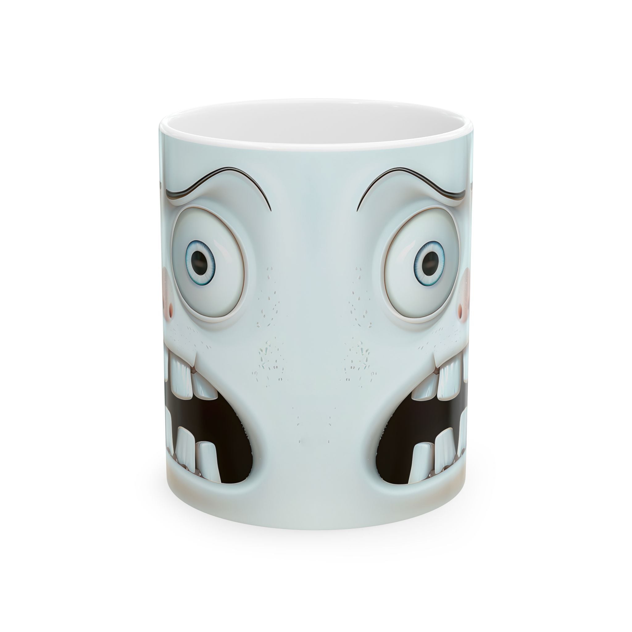 Screaming Faces Mugs - Funny Coffee Cup