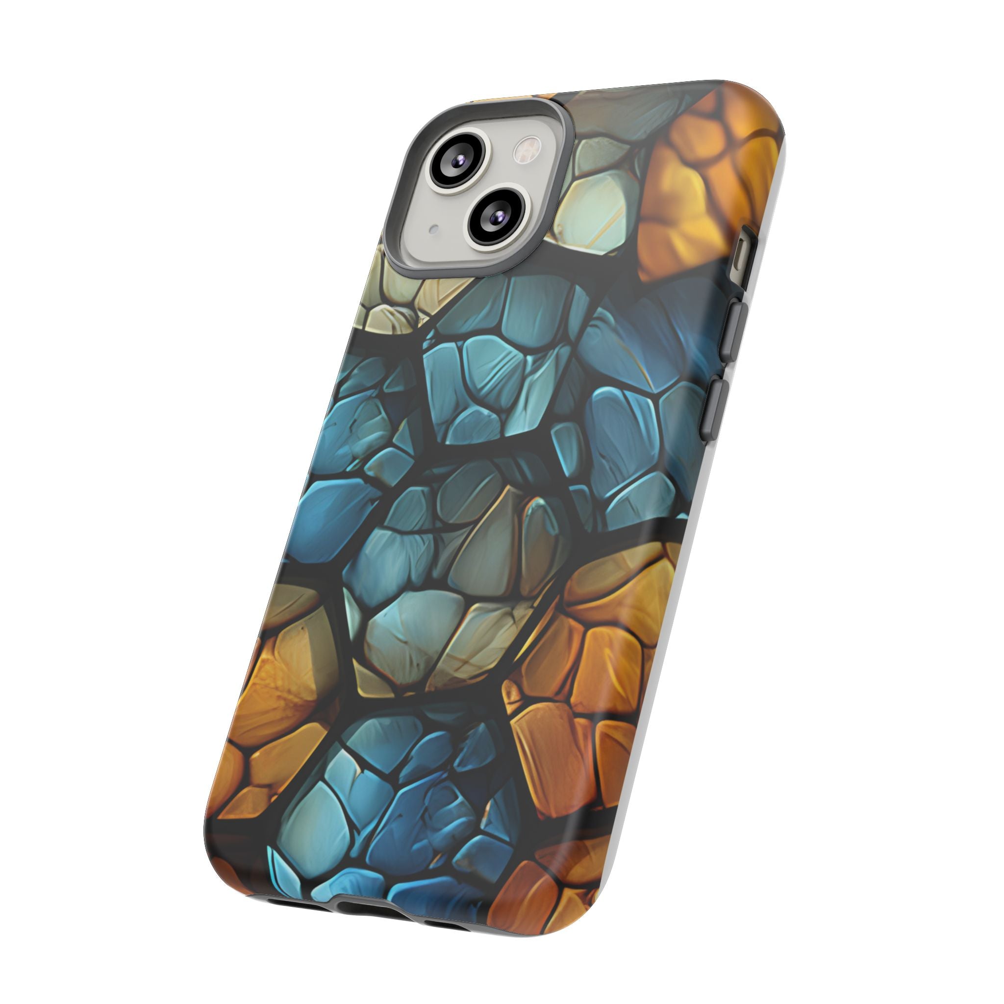 Abstract Stone Mosaic iPhone Case