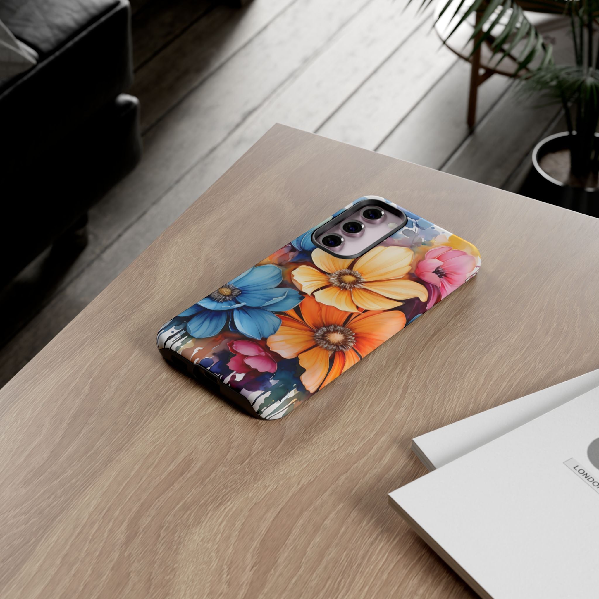 Vibrant Floral Watercolor Samsung Case