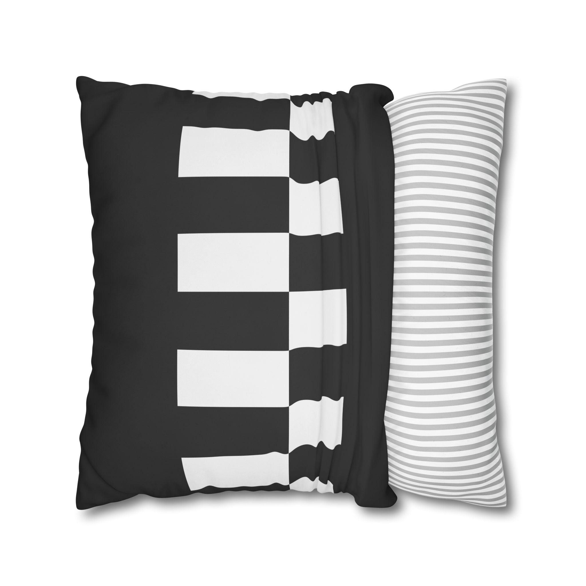 Black & White Checkered Pillowcase