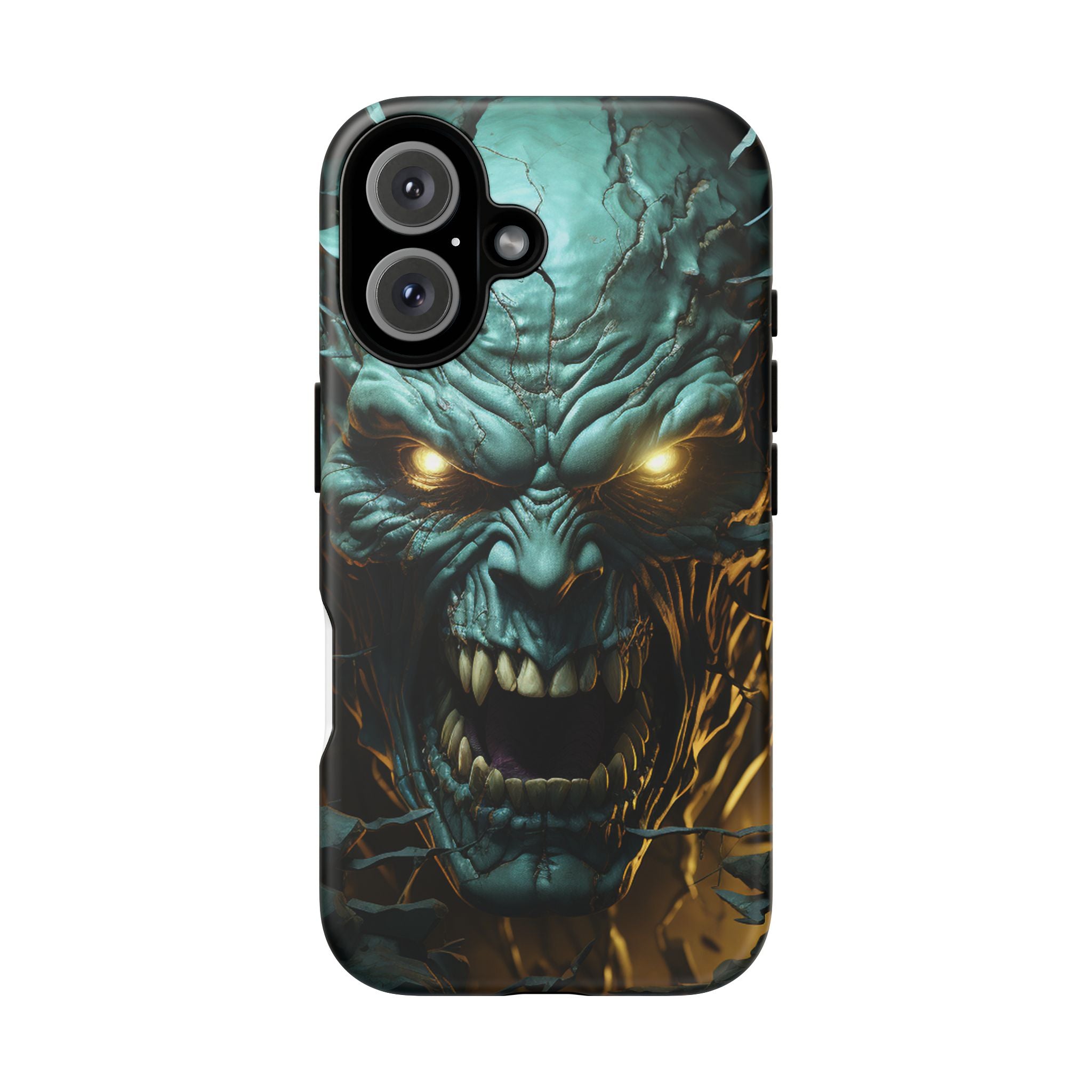 Monstrous Roar Hexagon Stone iPhone Case