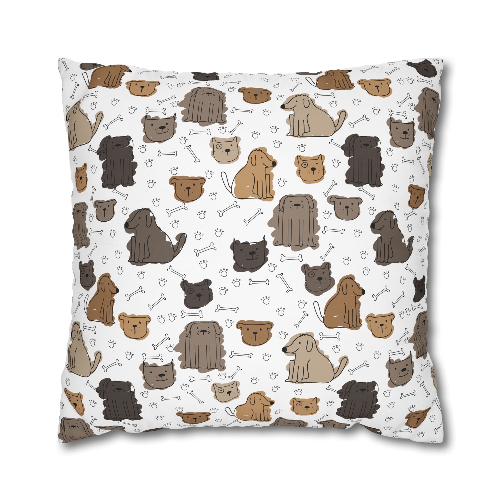 Cute Dog & Cat Pillowcase for Kids