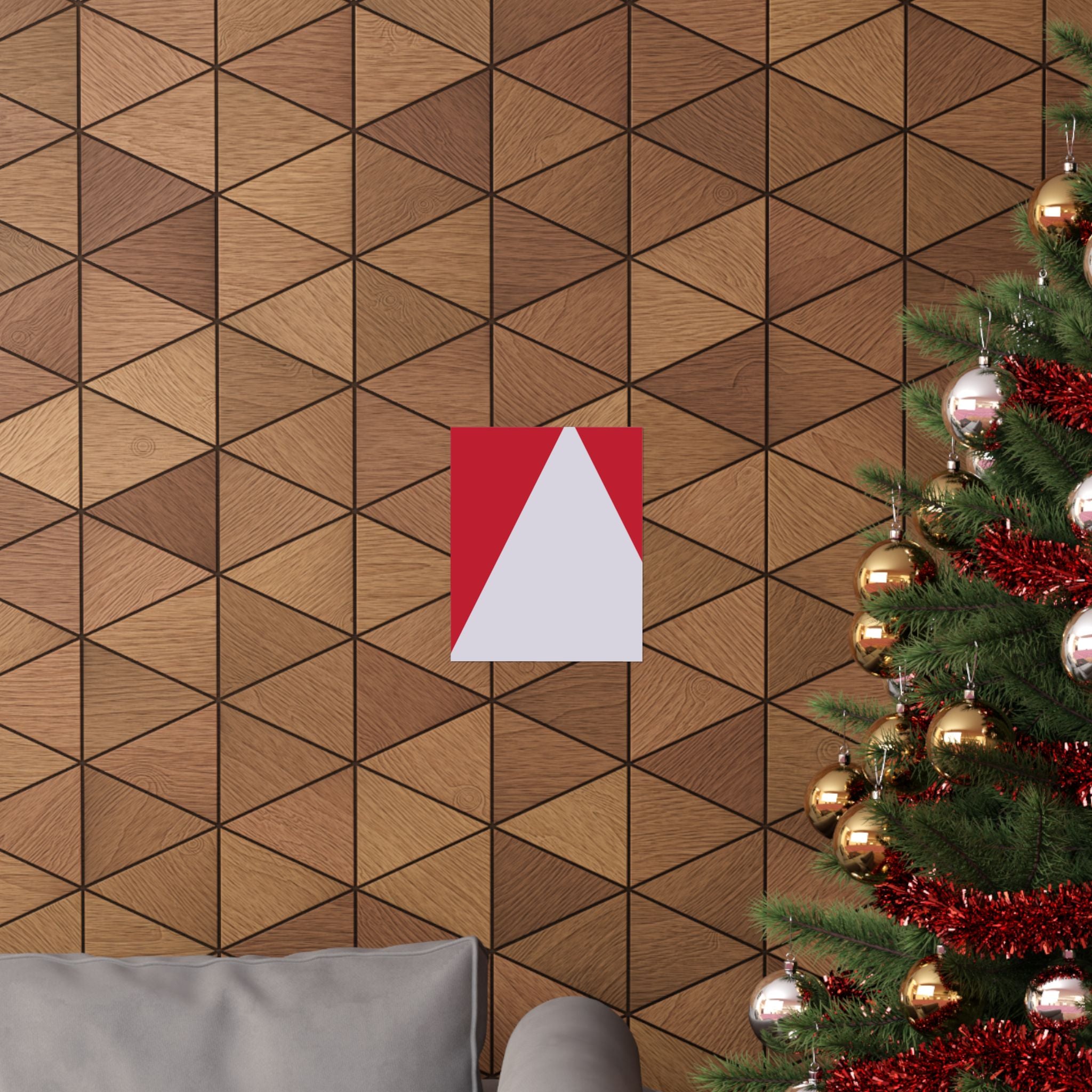 Geometric Triangle Wall Art Poster