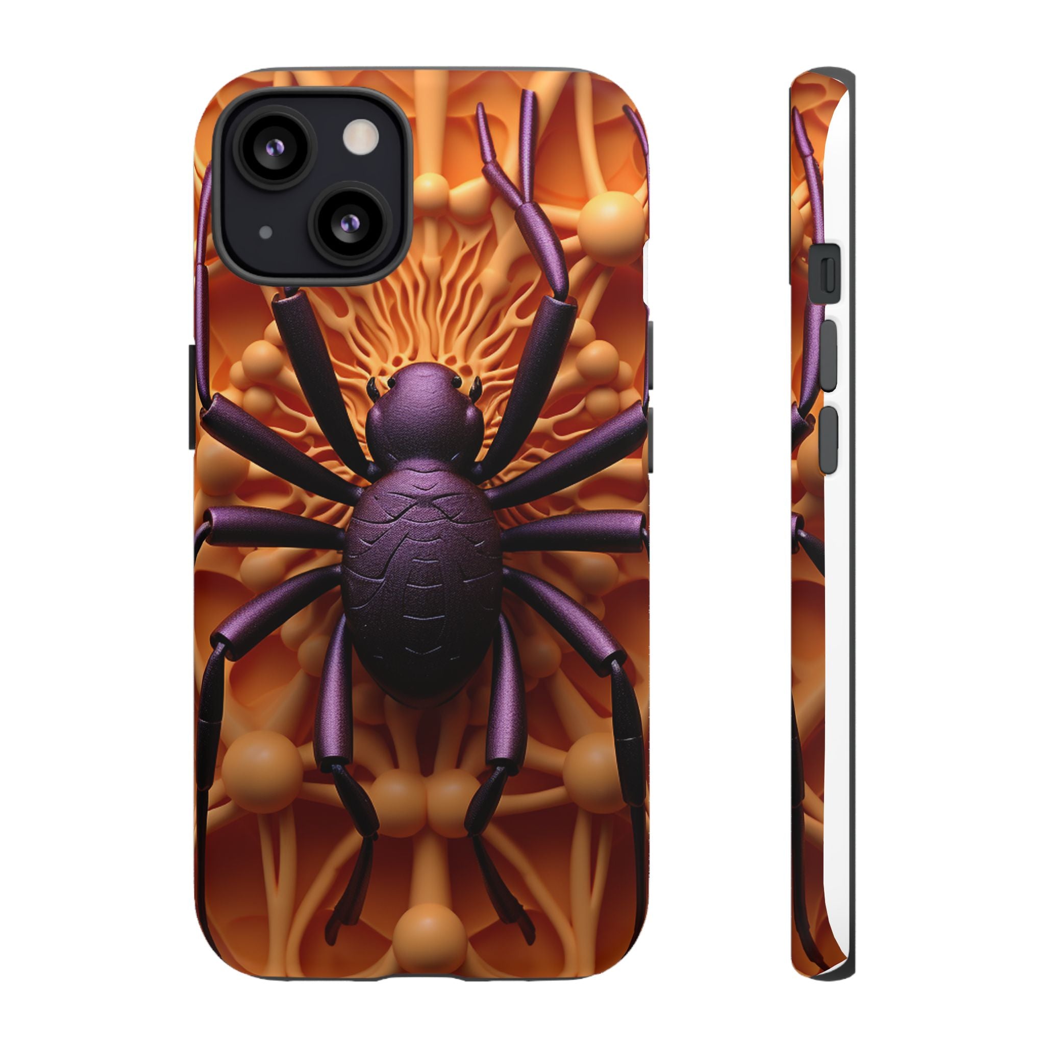 Metallic Spider Hexagon iPhone Case