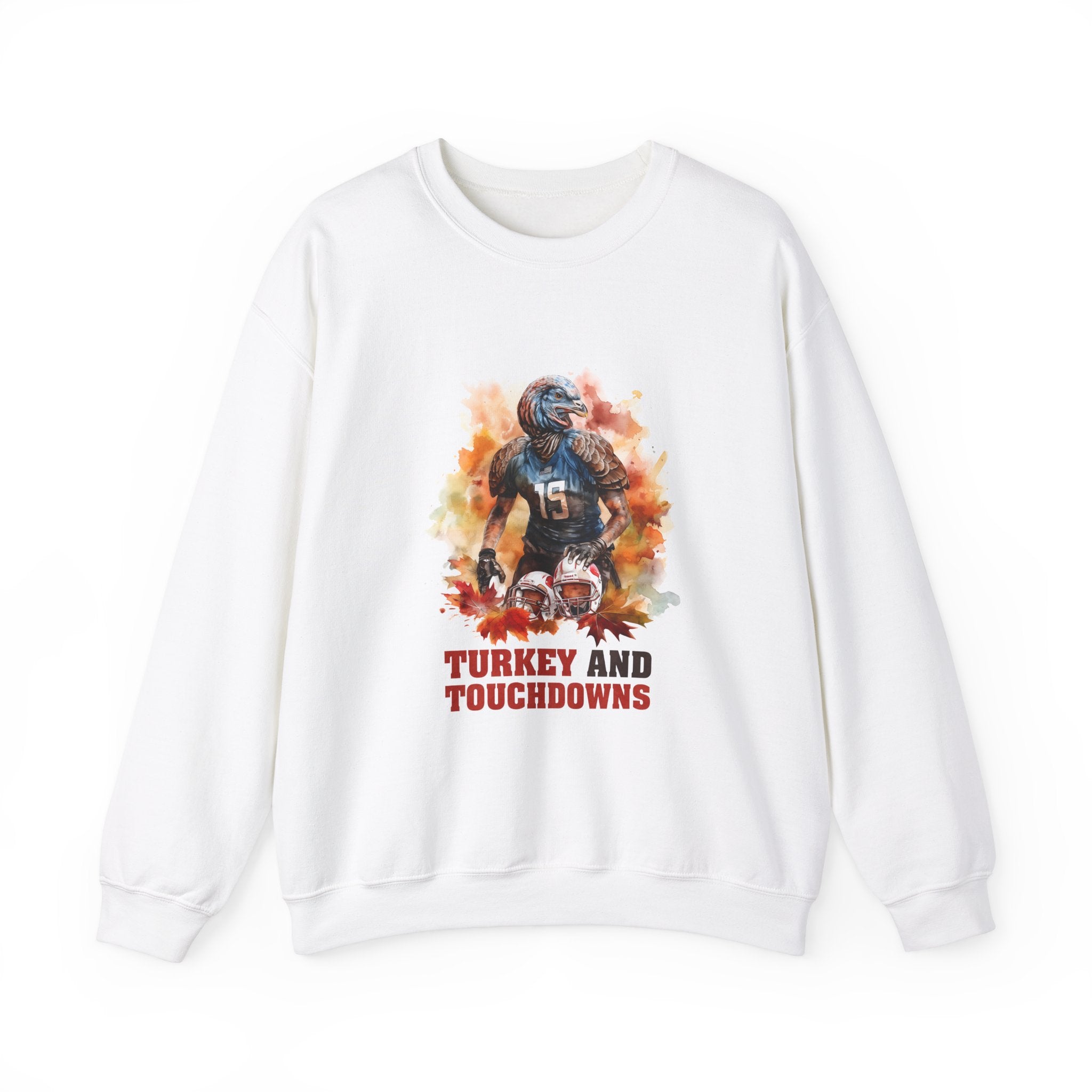 Turkey & Touchdowns Thanksgiving Sweatshirt